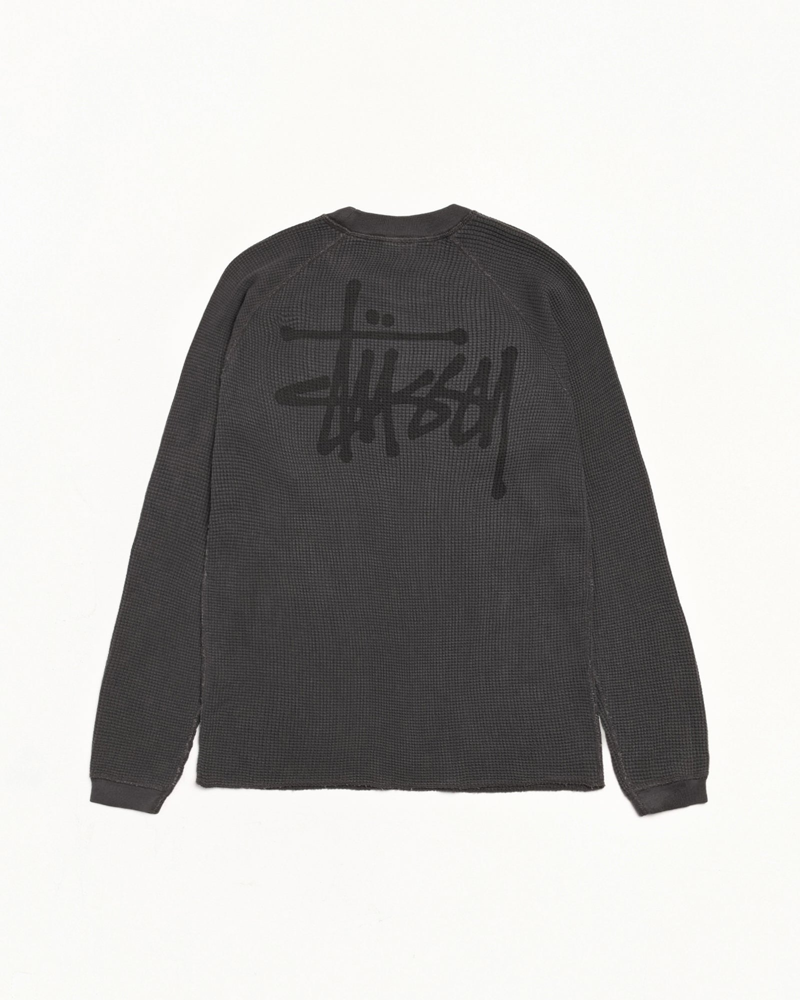 Basic Stüssy Thermal – Washed Black | Tops & Knits | Stüssy Canada Basic Stüssy Thermal – Washed Black | Tops & Knits | Stüssy Canada