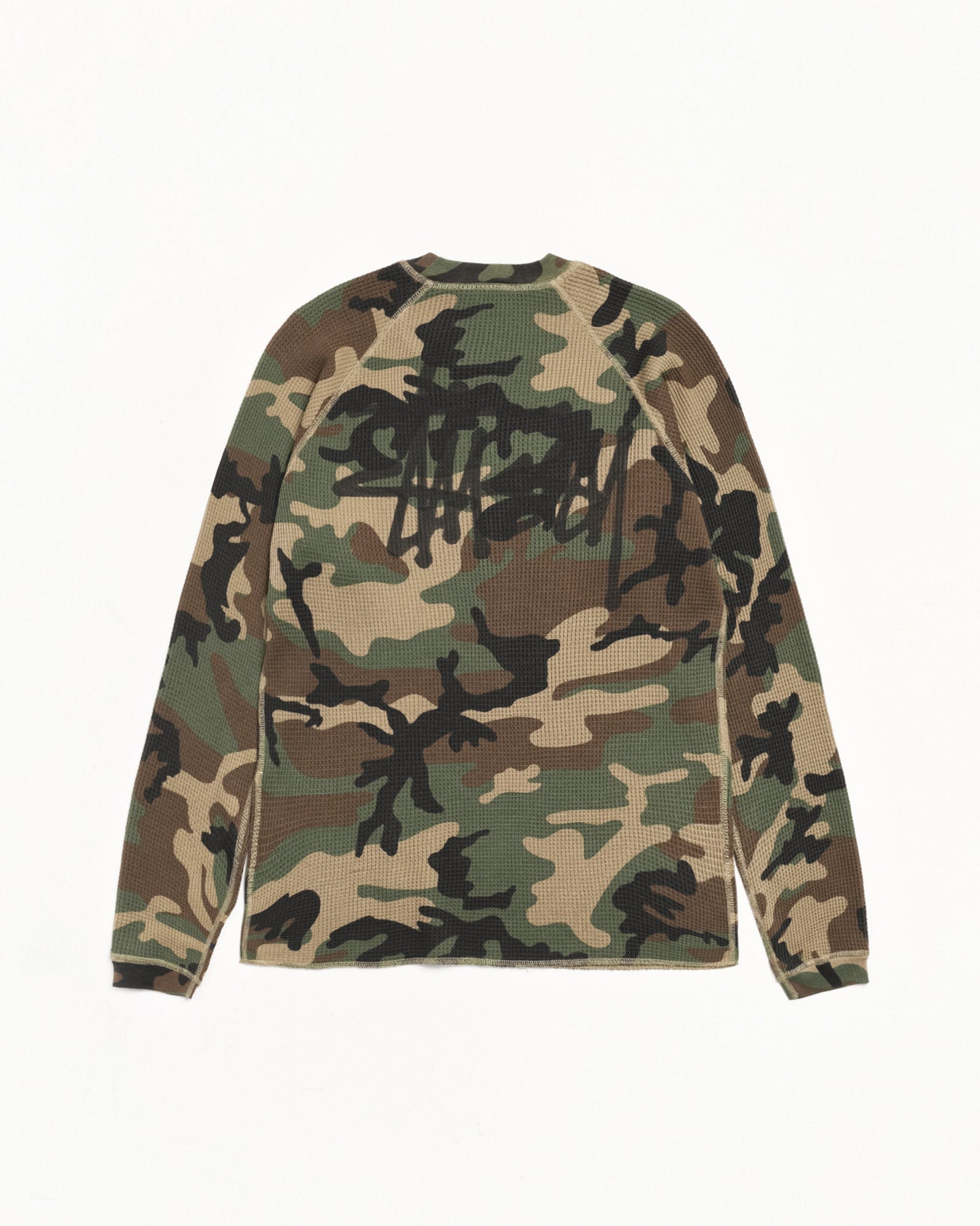 Basic Stüssy Thermal – Woodland Camo | Tops & Knits | Stüssy Canada