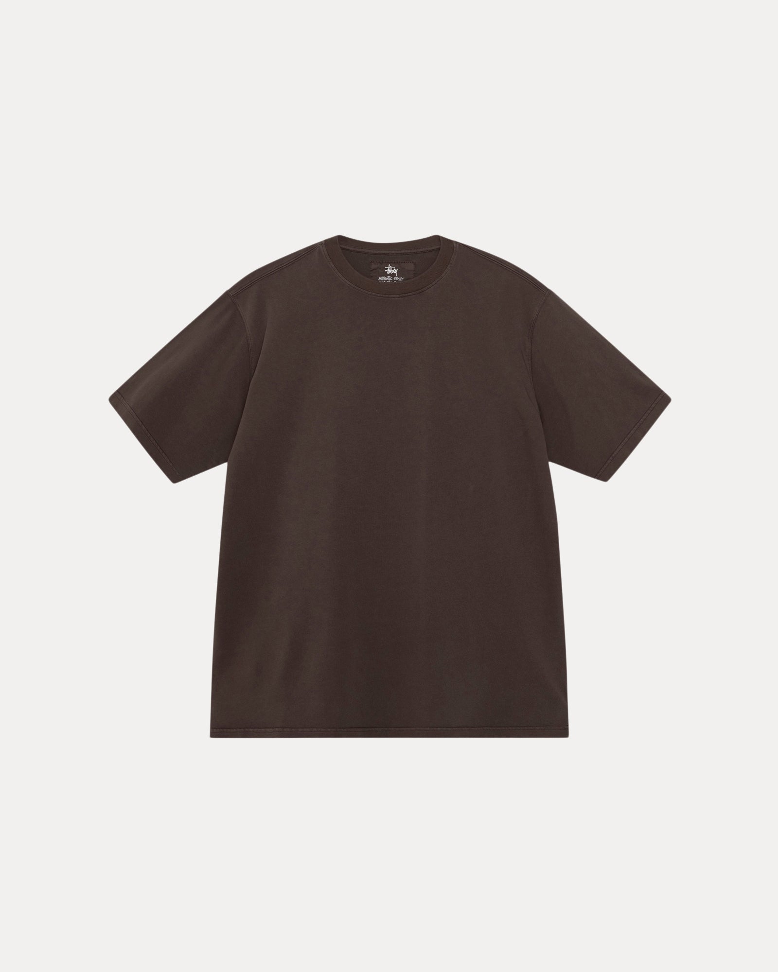 Dyed Ss Tee Mens Short Sleeve In Brown