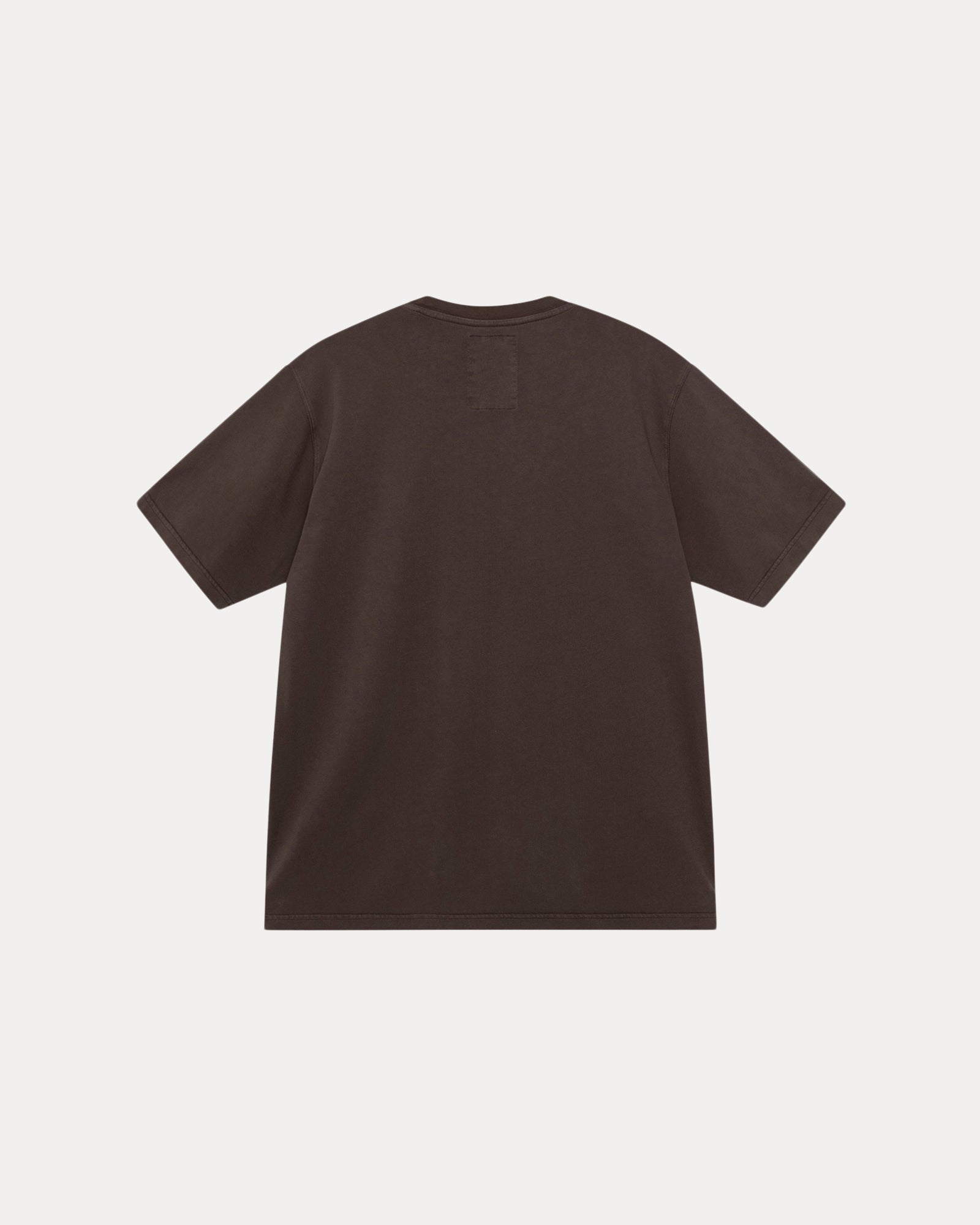 Dyed Ss Tee Mens Short Sleeve In Brown