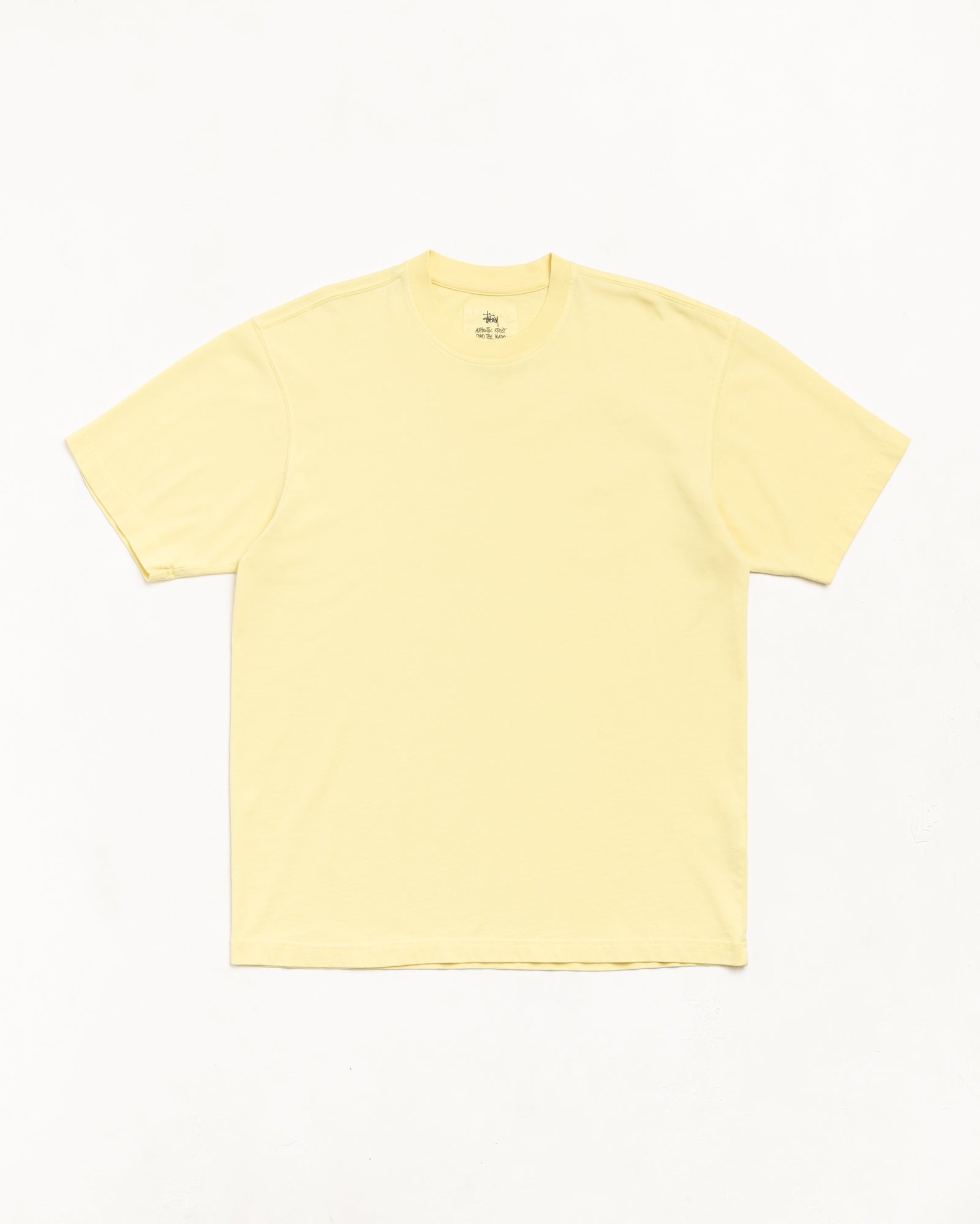 Garment Dyed SS Tee – Faded Yellow | Tops & Shirts | Stüssy Canada