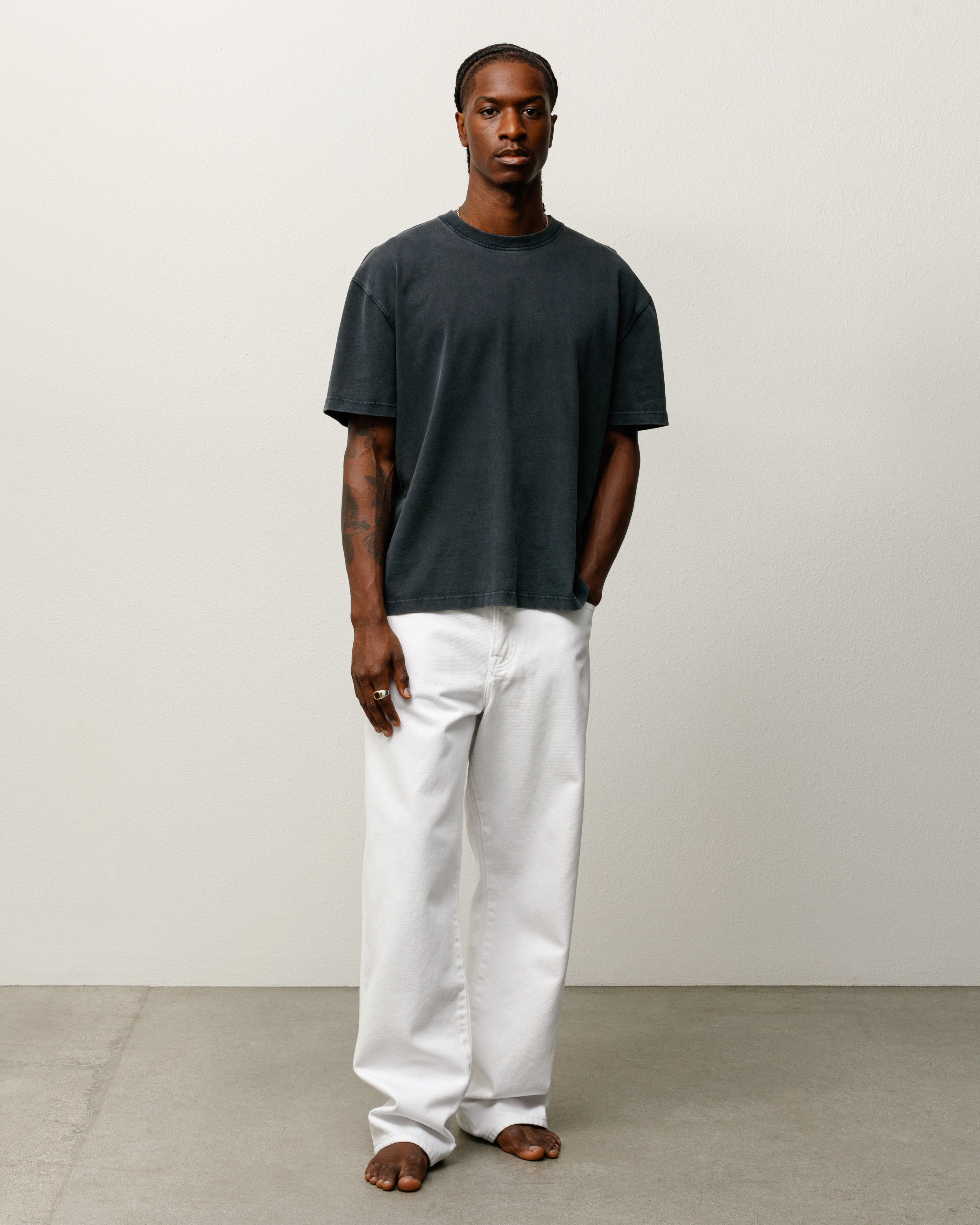 Garment Dyed Ss Tee – Faded Black | Tops & Shirts | Stüssy Canada