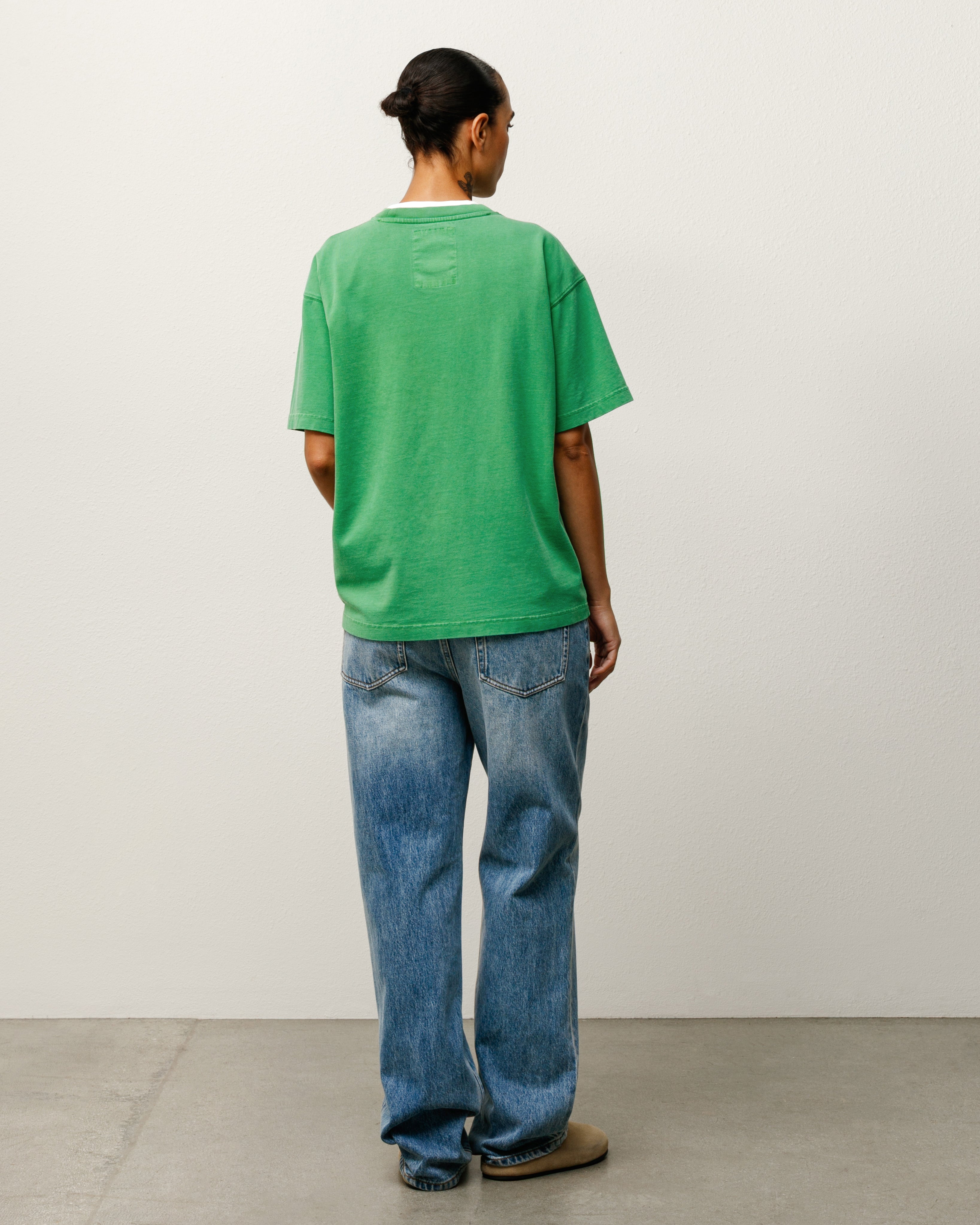 Garment Dyed SS Tee – Washed Pine | Tops & Shirts | Stüssy Canada