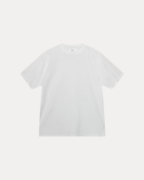 Dyed Ss Tee Mens Short Sleeve In White
