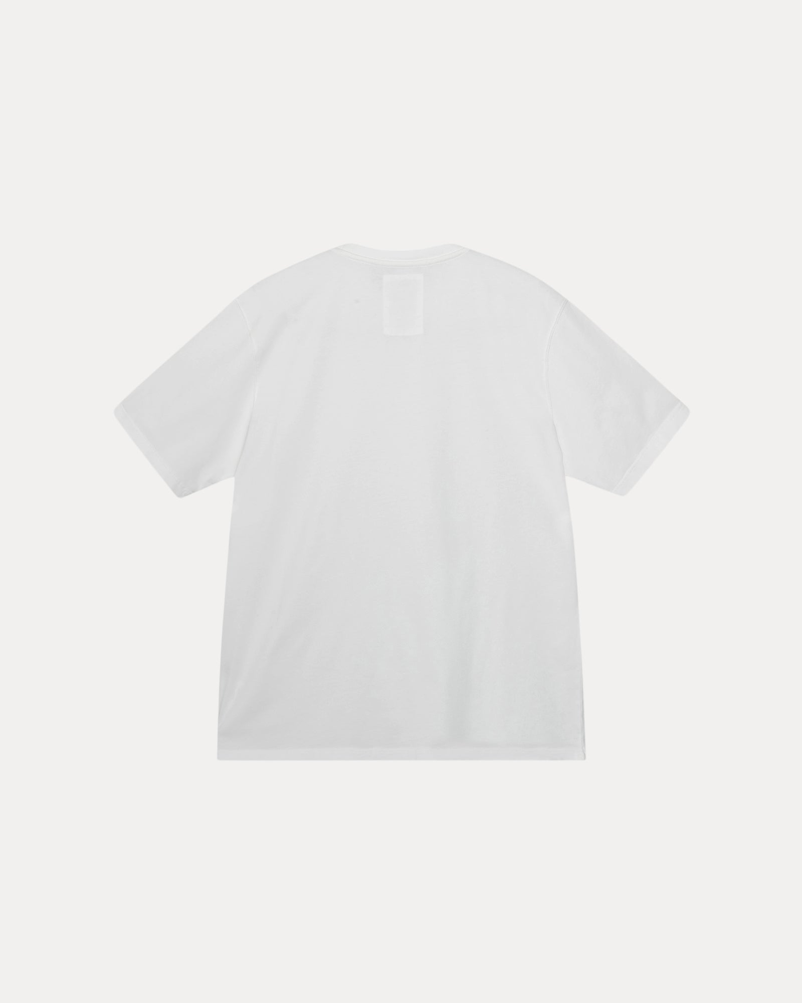 Dyed Ss Tee Mens Short Sleeve In White