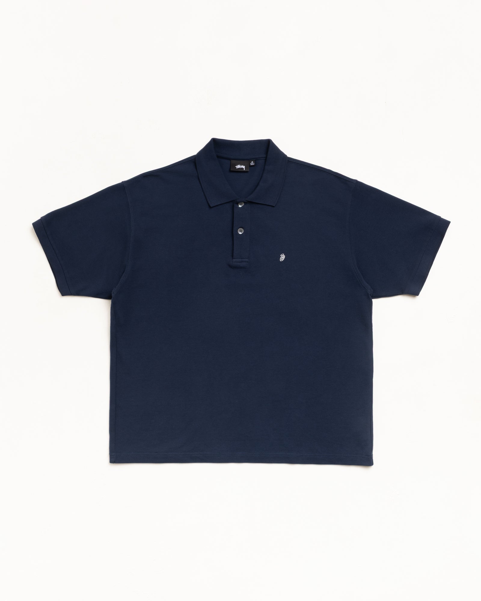 Classic Pique Polo – Navy | Tops & Knits | Stüssy Canada