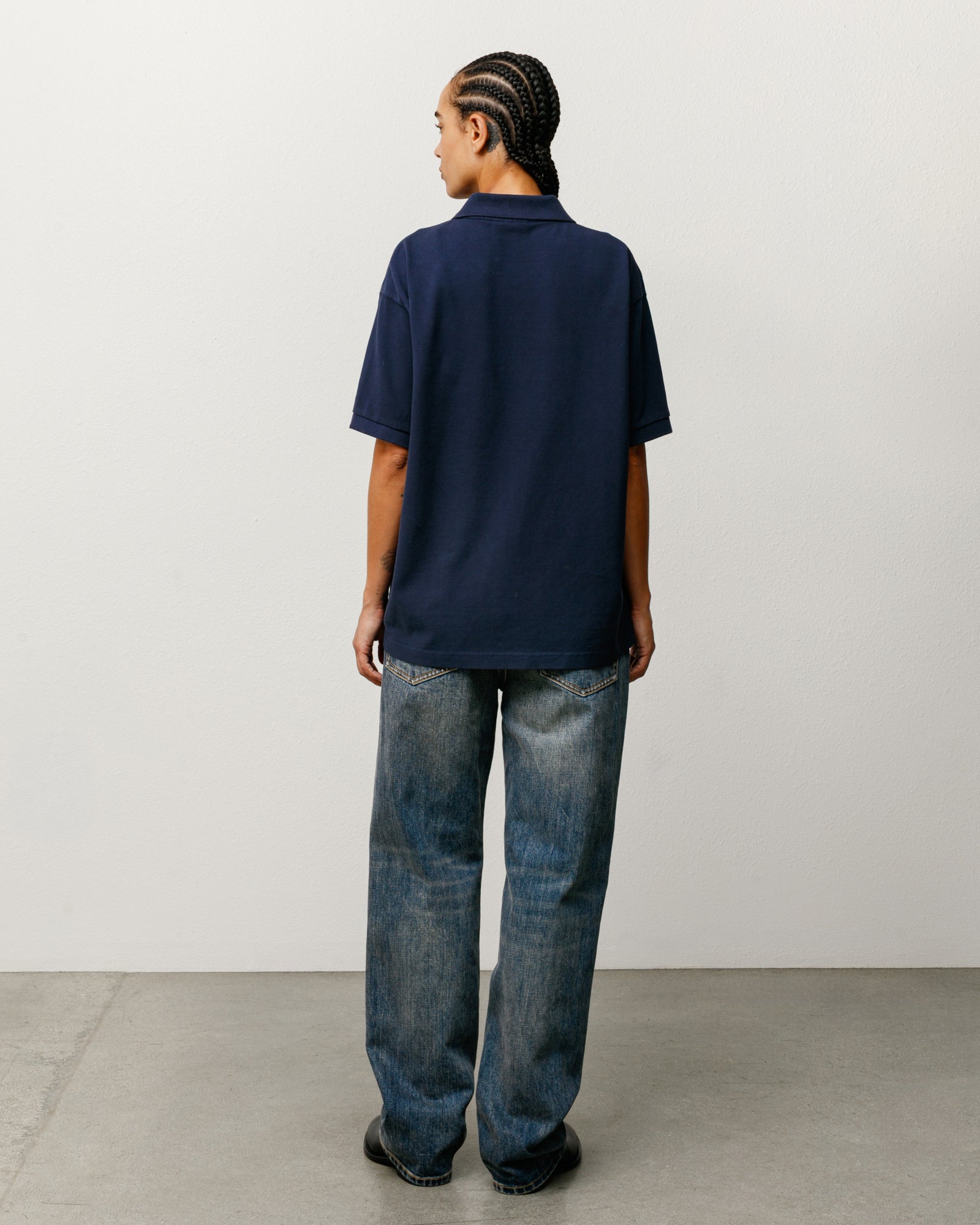Classic Pique Polo unisex short sleeve in Navy