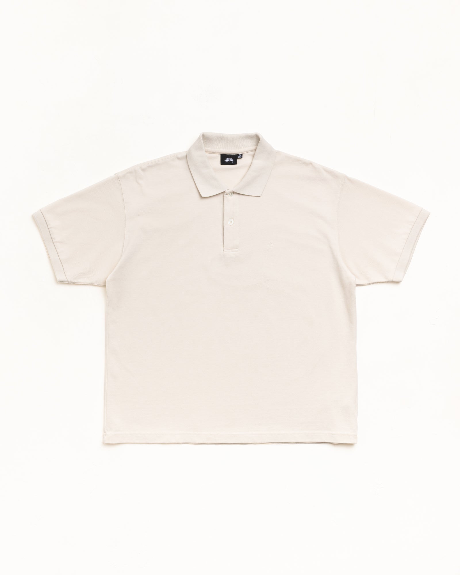 Classic Pique Polo Unisex Short Sleeve In Off White