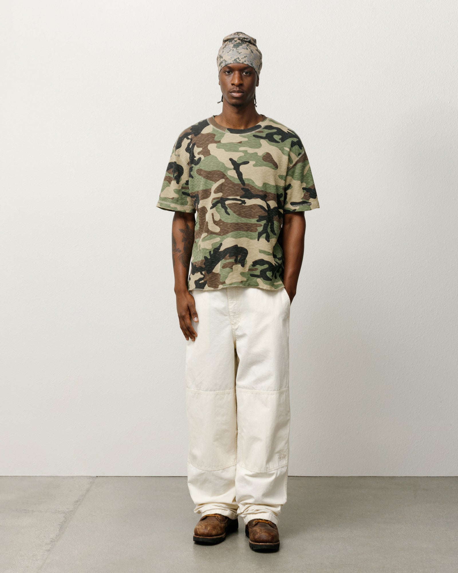 Dyed Ss Thermal Mens Short Sleeve In Camo