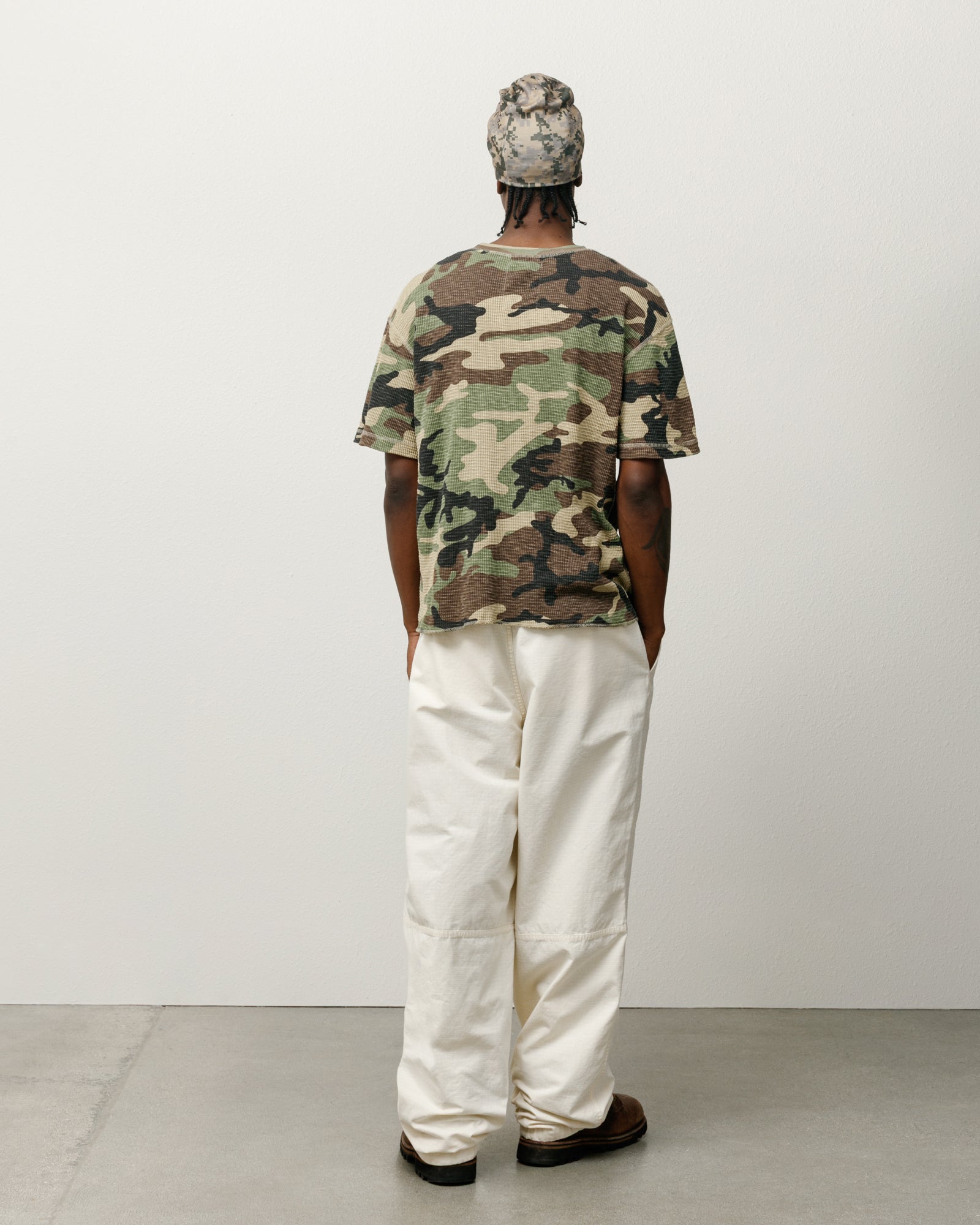 Dyed Ss Thermal Mens Short Sleeve In Camo