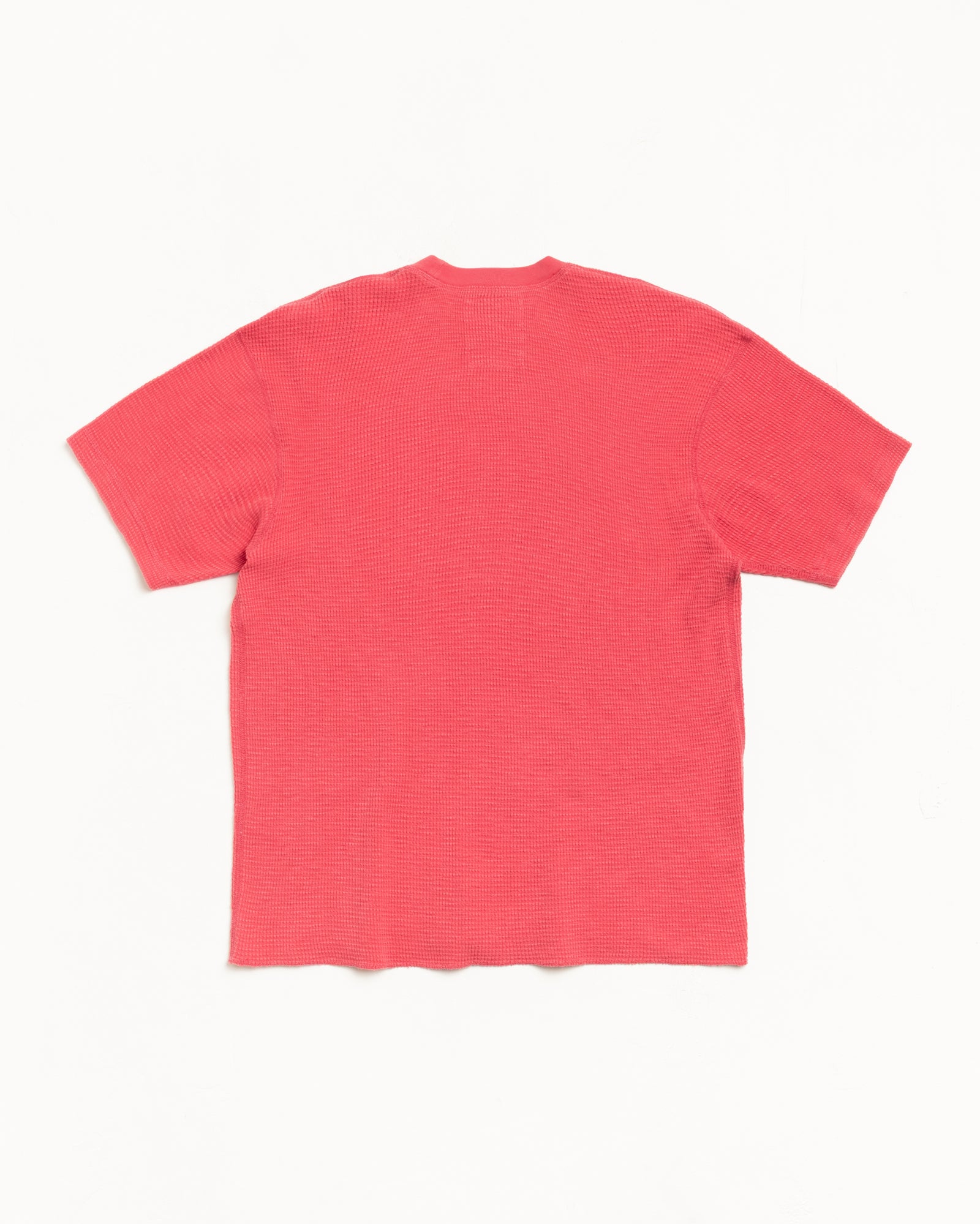 Pigment Dyed SS Thermal – Washed Red | Tops & Knits | Stüssy Canada