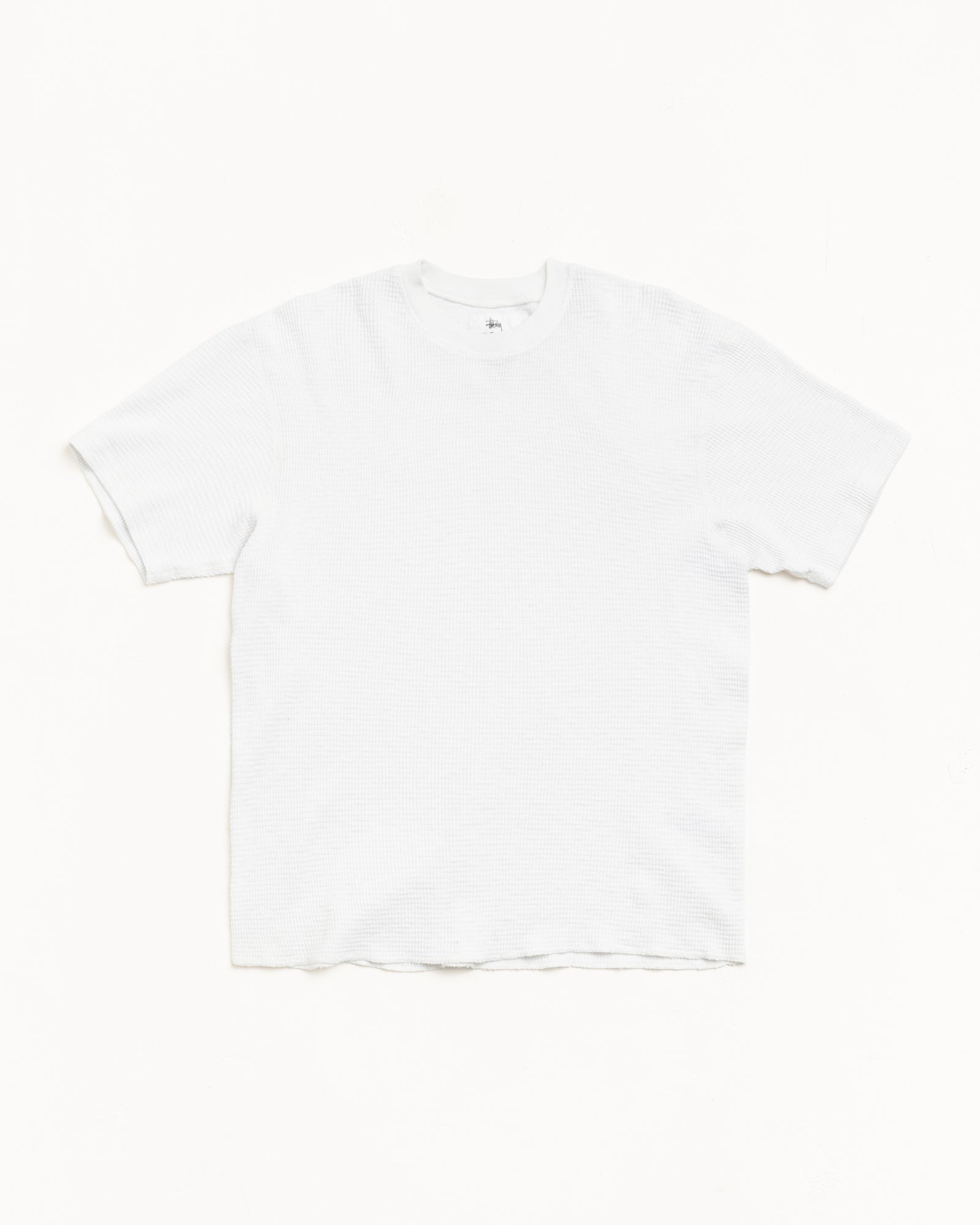 Dyed Ss Thermal Mens Short Sleeve In White