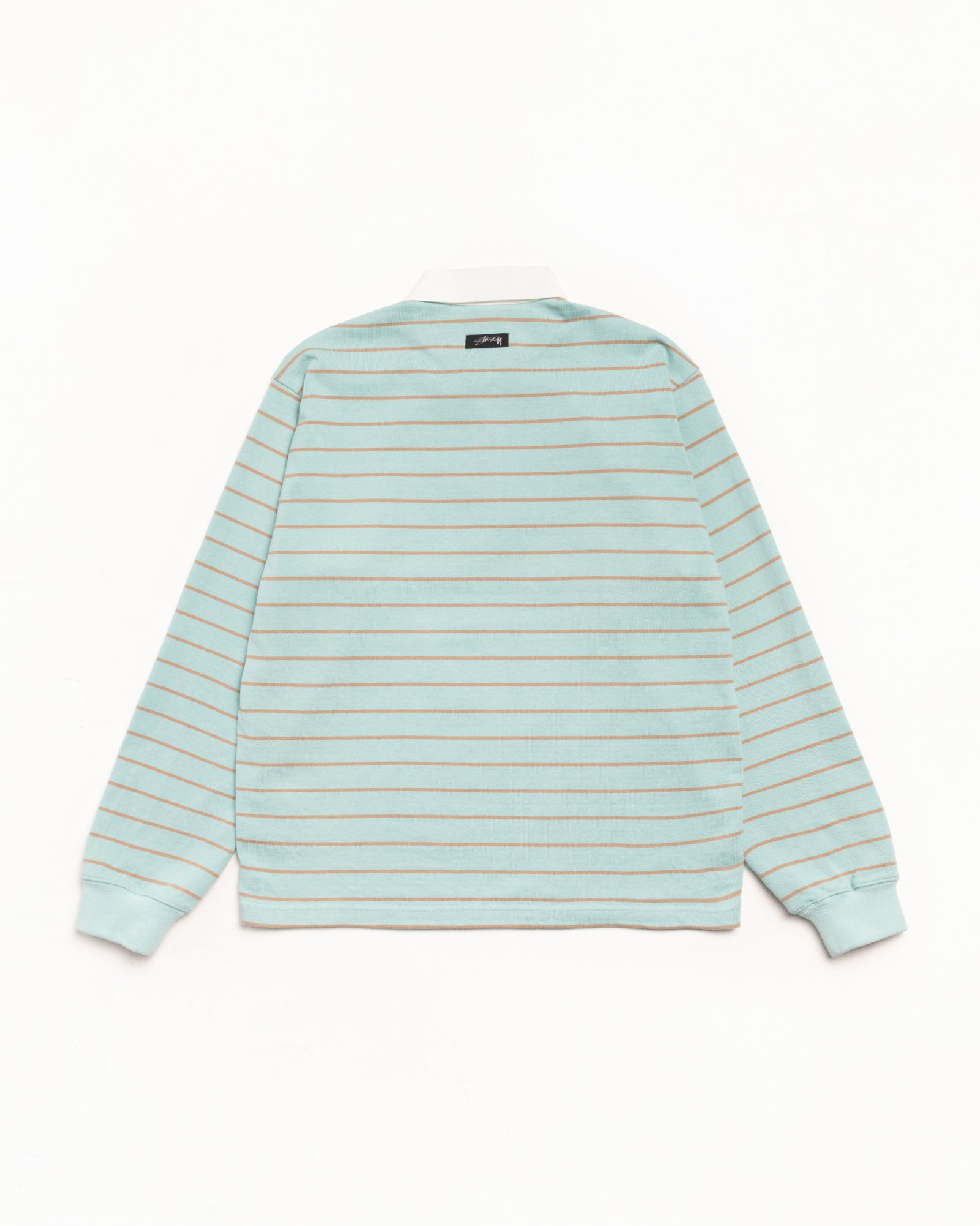 Pin Striped Rugby Mens Long Sleeve In Blue
