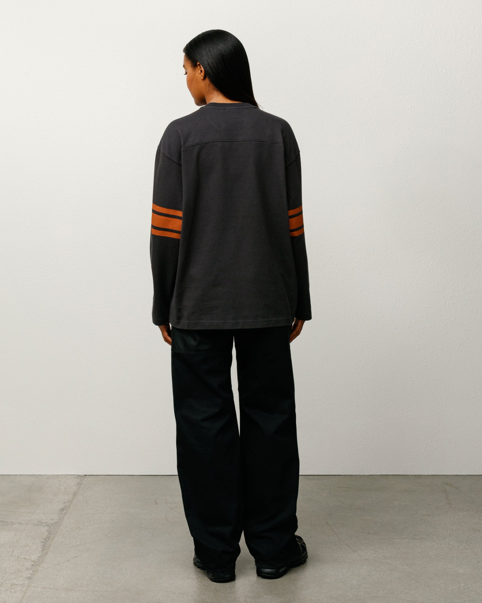 Football Crew – Black | Tops & Shirts | Stüssy Canada