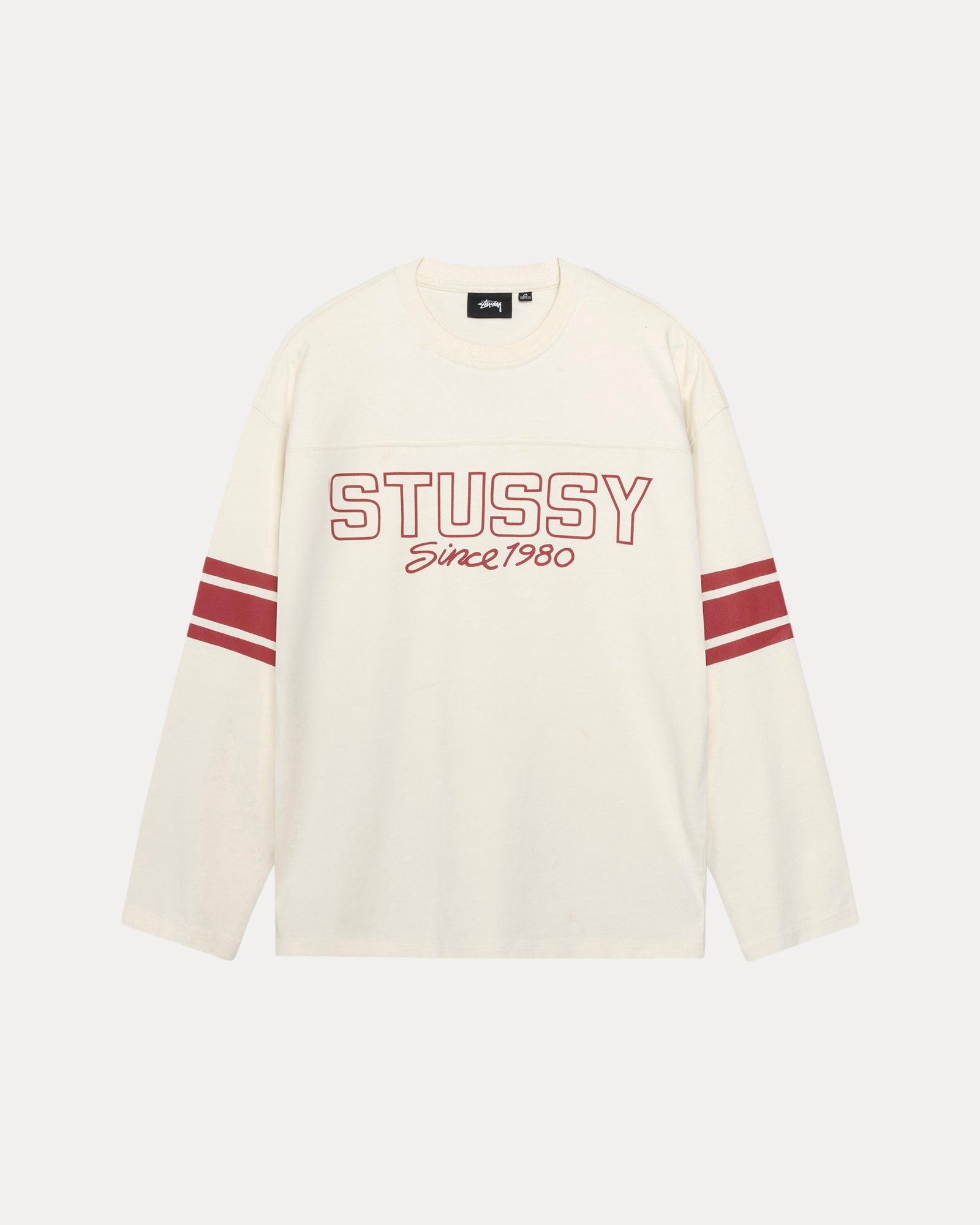 Football Crew Mens Long Sleeve In Bone