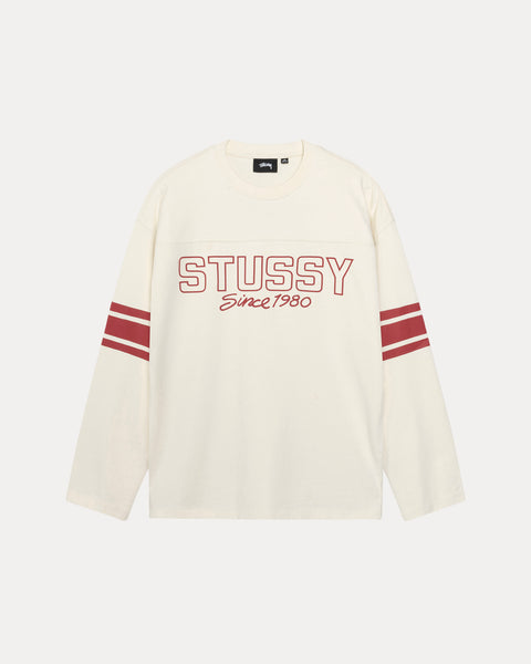 Football Crew Mens Long Sleeve In Bone