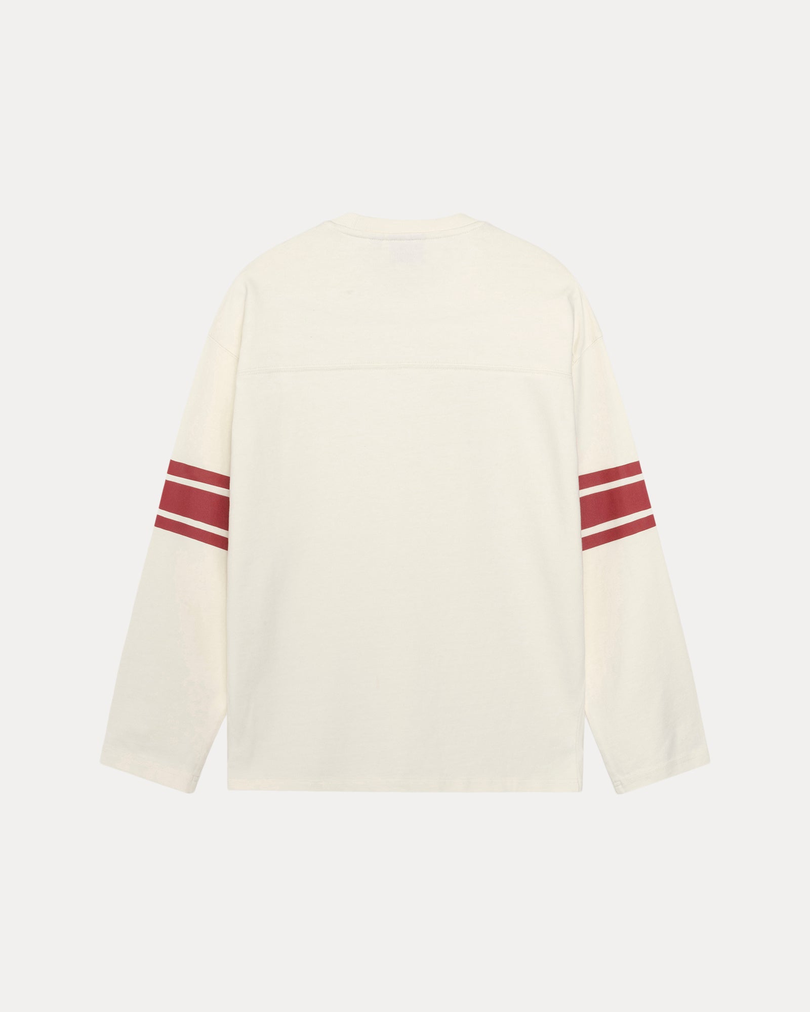 Football Crew Mens Long Sleeve In Bone