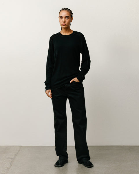 Wool Ls Thermal Mens Long Sleeve In Black