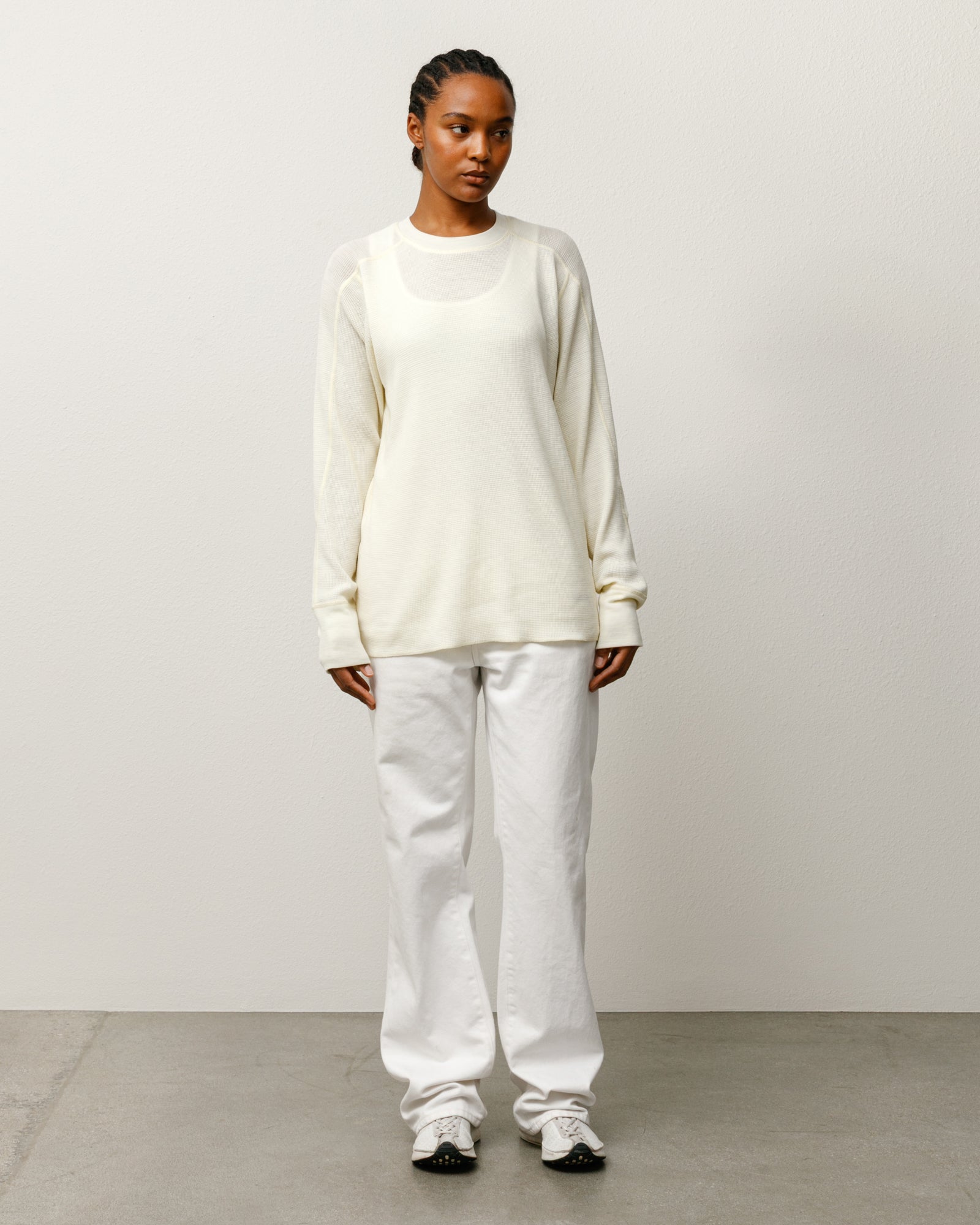 Wool LS Thermal – Ecru | Tops & Knits | Stüssy Canada