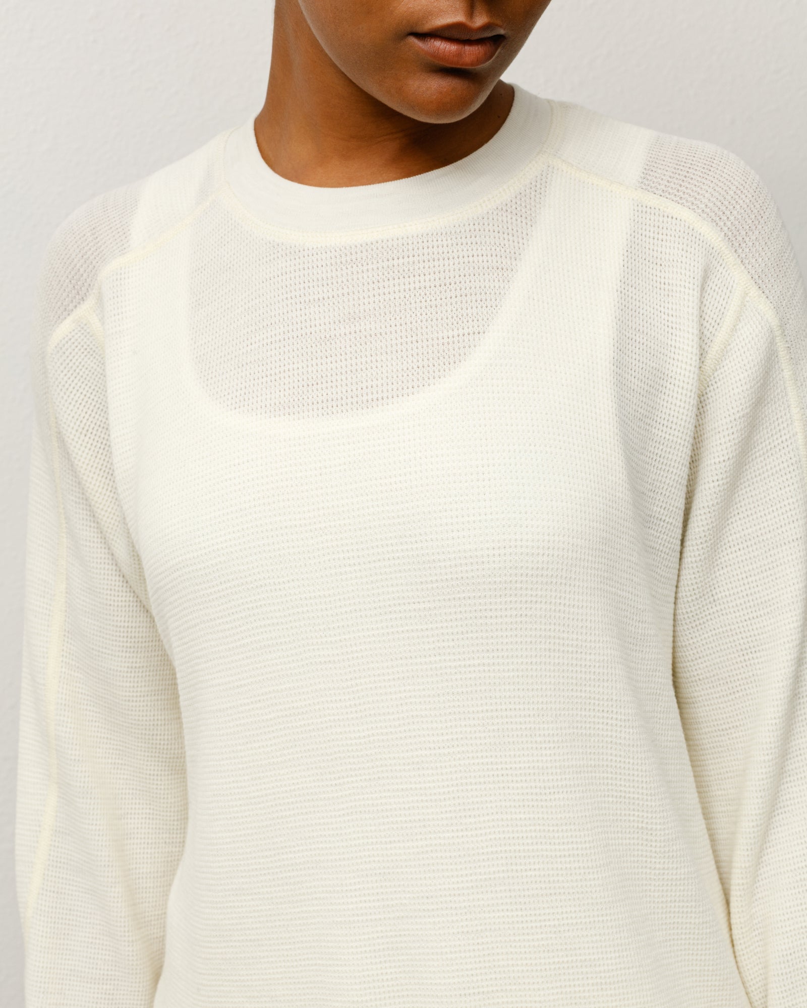 Wool LS Thermal – Ecru | Tops & Knits | Stüssy Canada