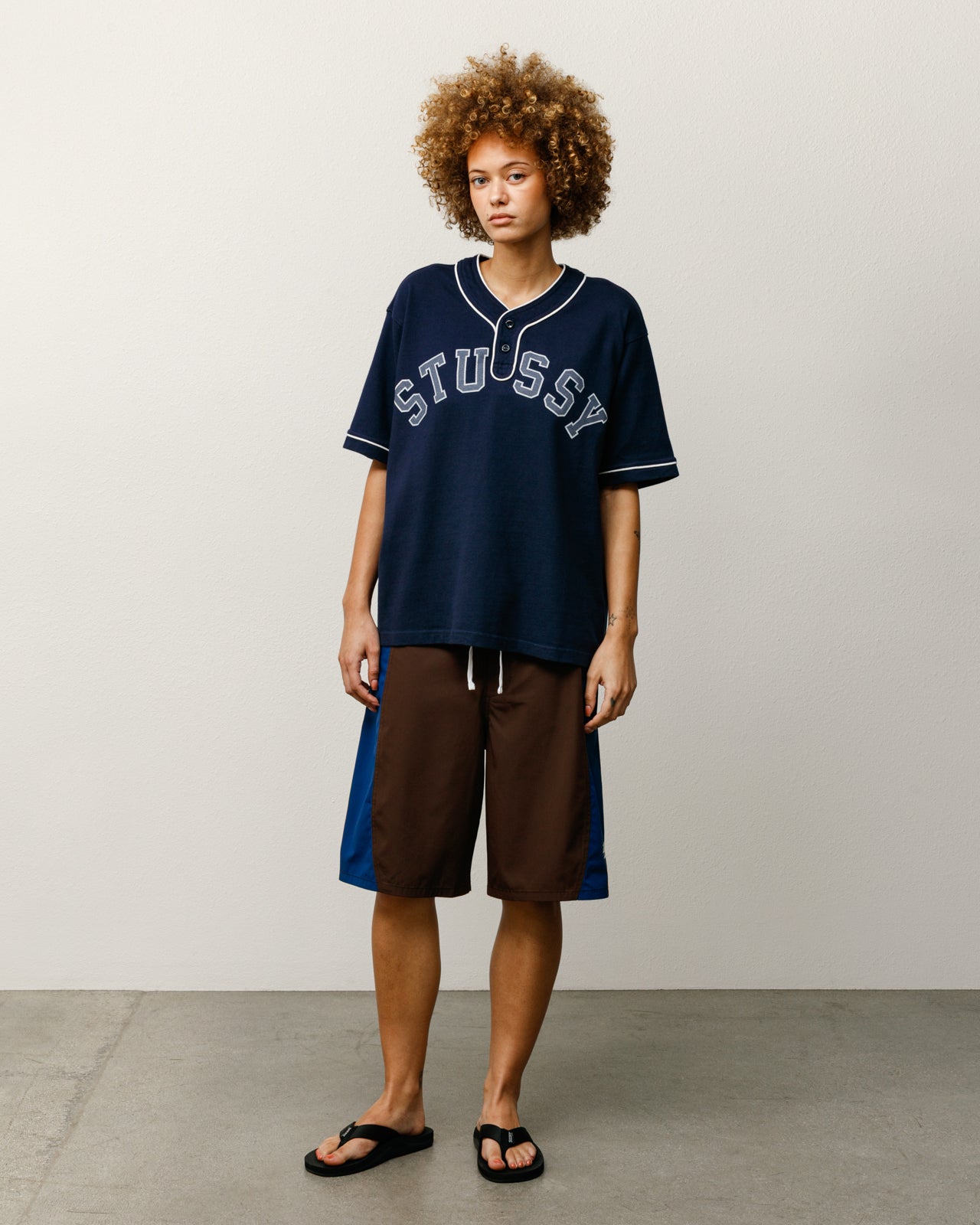 Arch Baseball Jersey – Navy | Tops & Shirts | Stüssy Canada