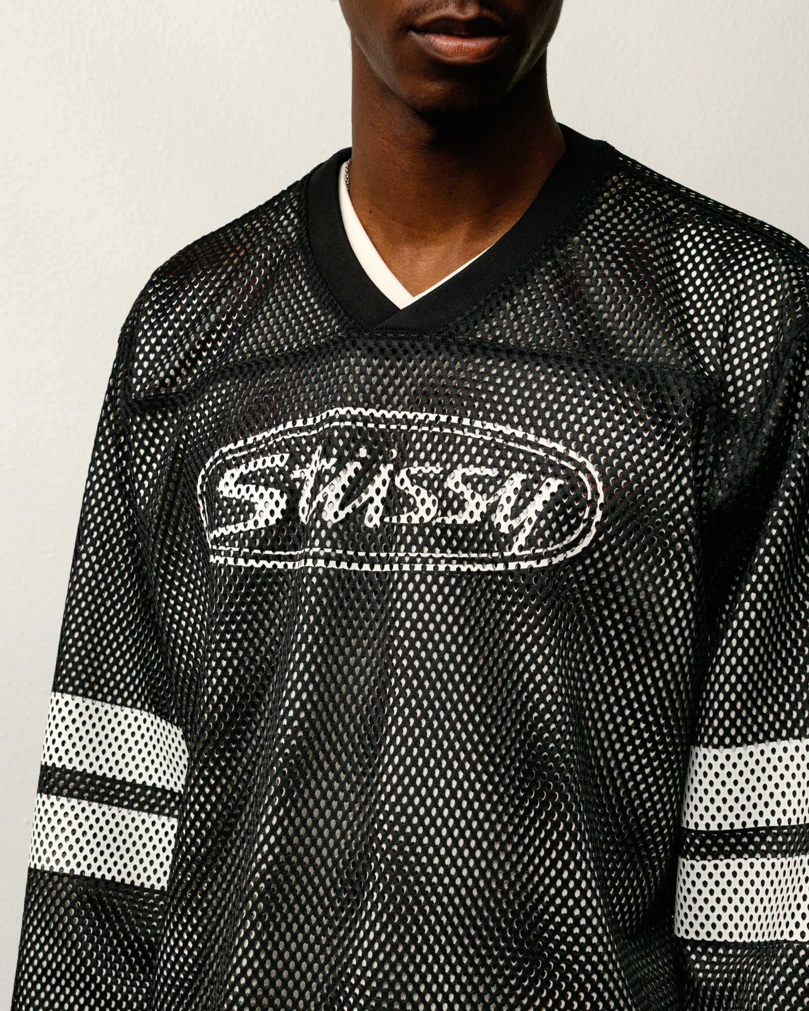 Trucker Team Jersey – Black | Tops & Shirts | Stüssy Canada