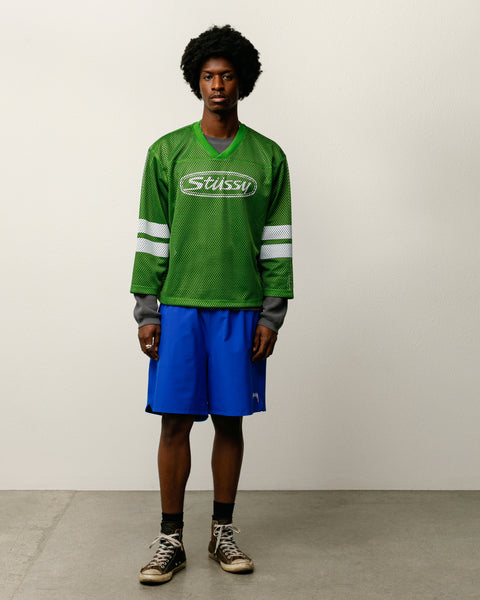 Trucker Team Jersey Mens Short Sleeve In Green