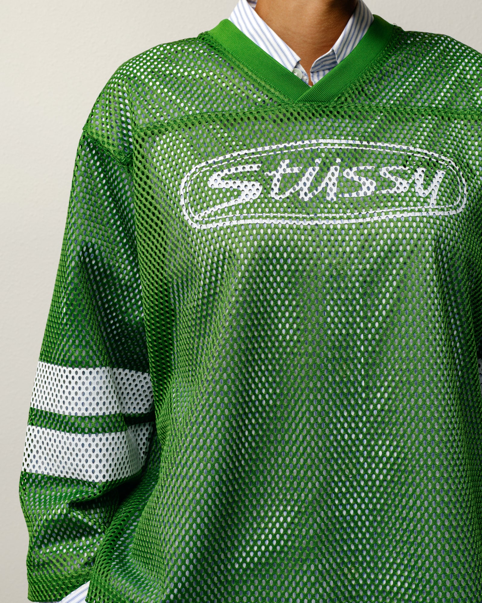 Trucker Team Jersey – Green | Tops & Shirts | Stüssy Canada