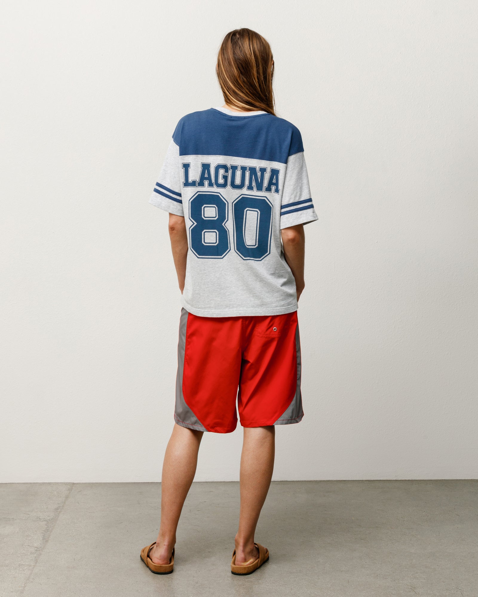 Laguna Short Sleeve Unisex Short Sleeve In Blue