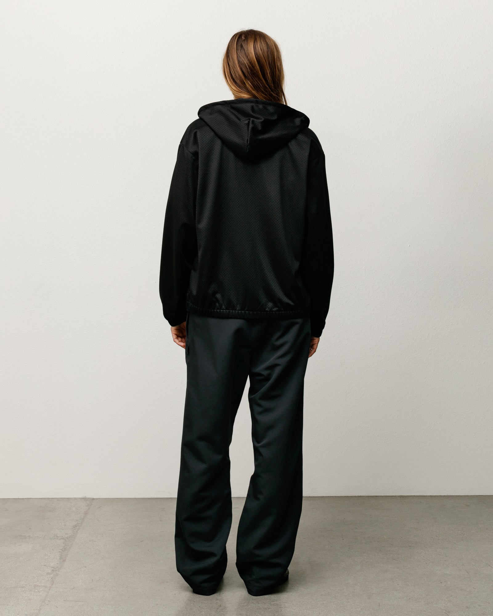 Athletic Mesh Zip Hoodie – Black | Tops & Knits | Stüssy Canada