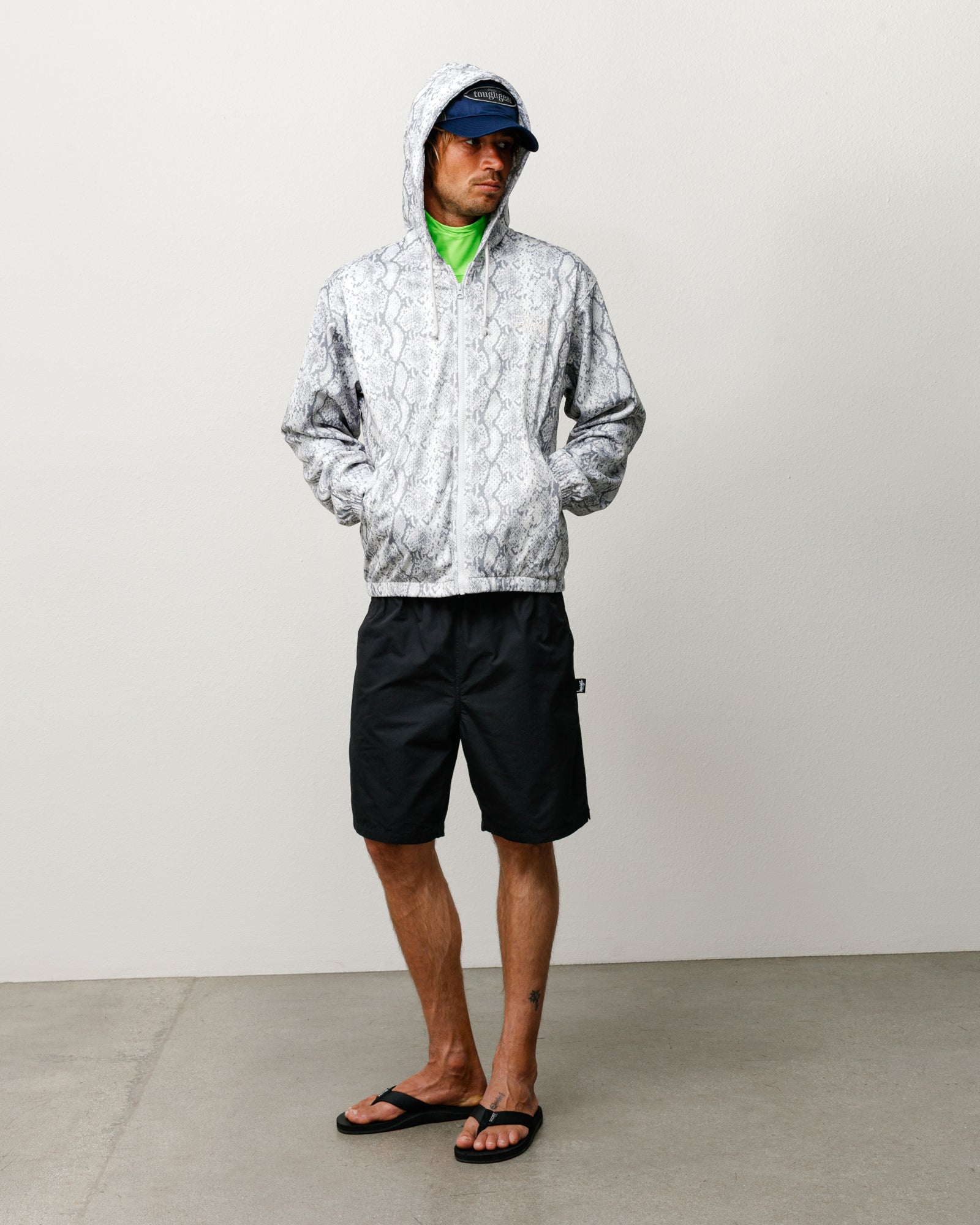 Athletic Mesh Zip Hoodie – Snake | Tops & Knits | Stüssy Canada