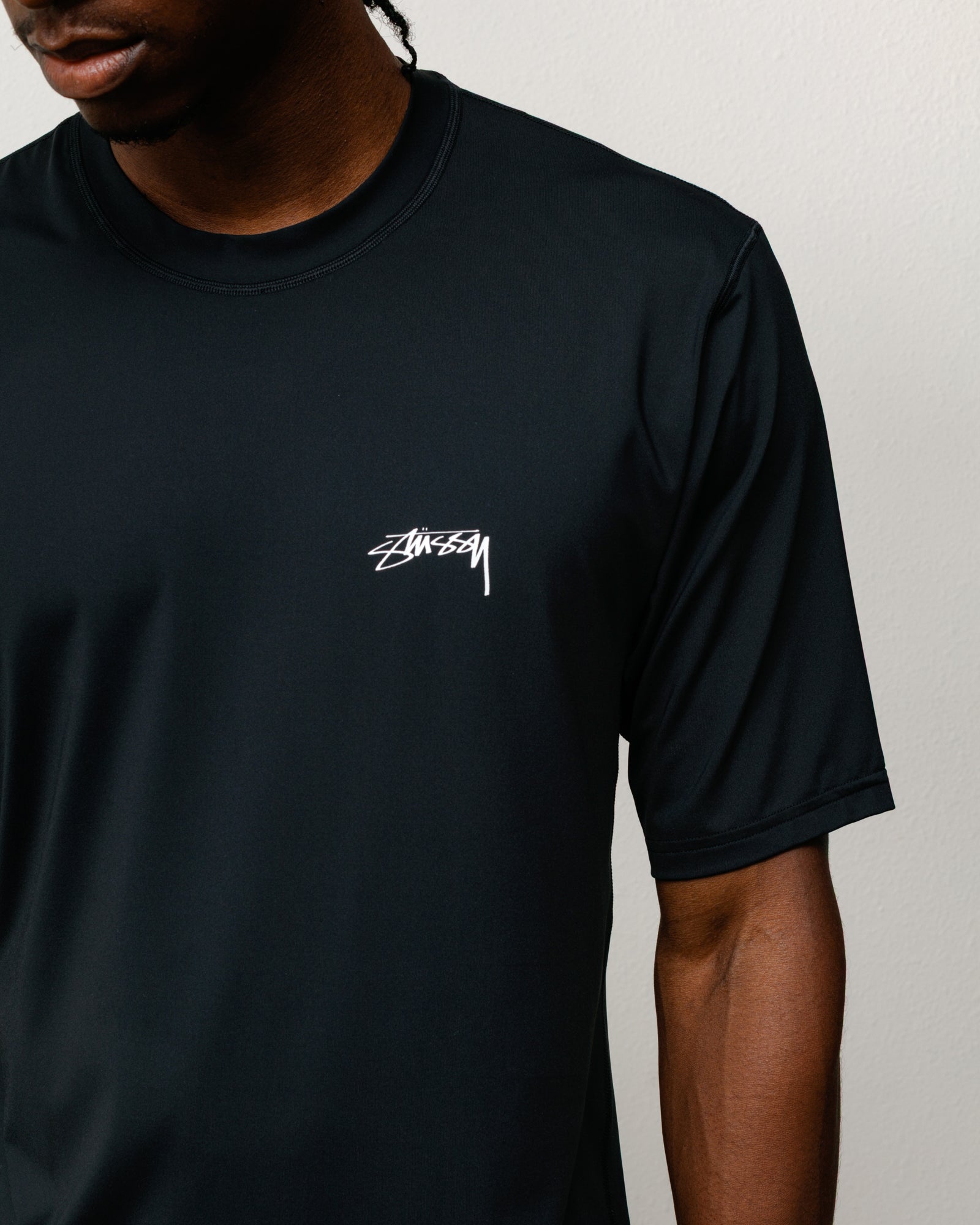 Ss Rash Guard – Black | Tops & Shirts | Stüssy Canada