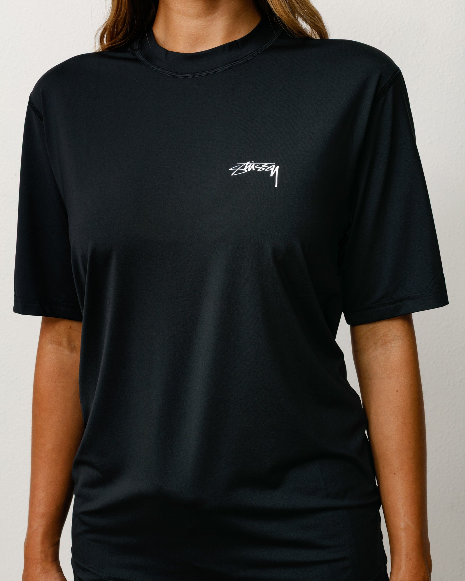 Ss Rash Guard – Black | Tops & Shirts | Stüssy Canada