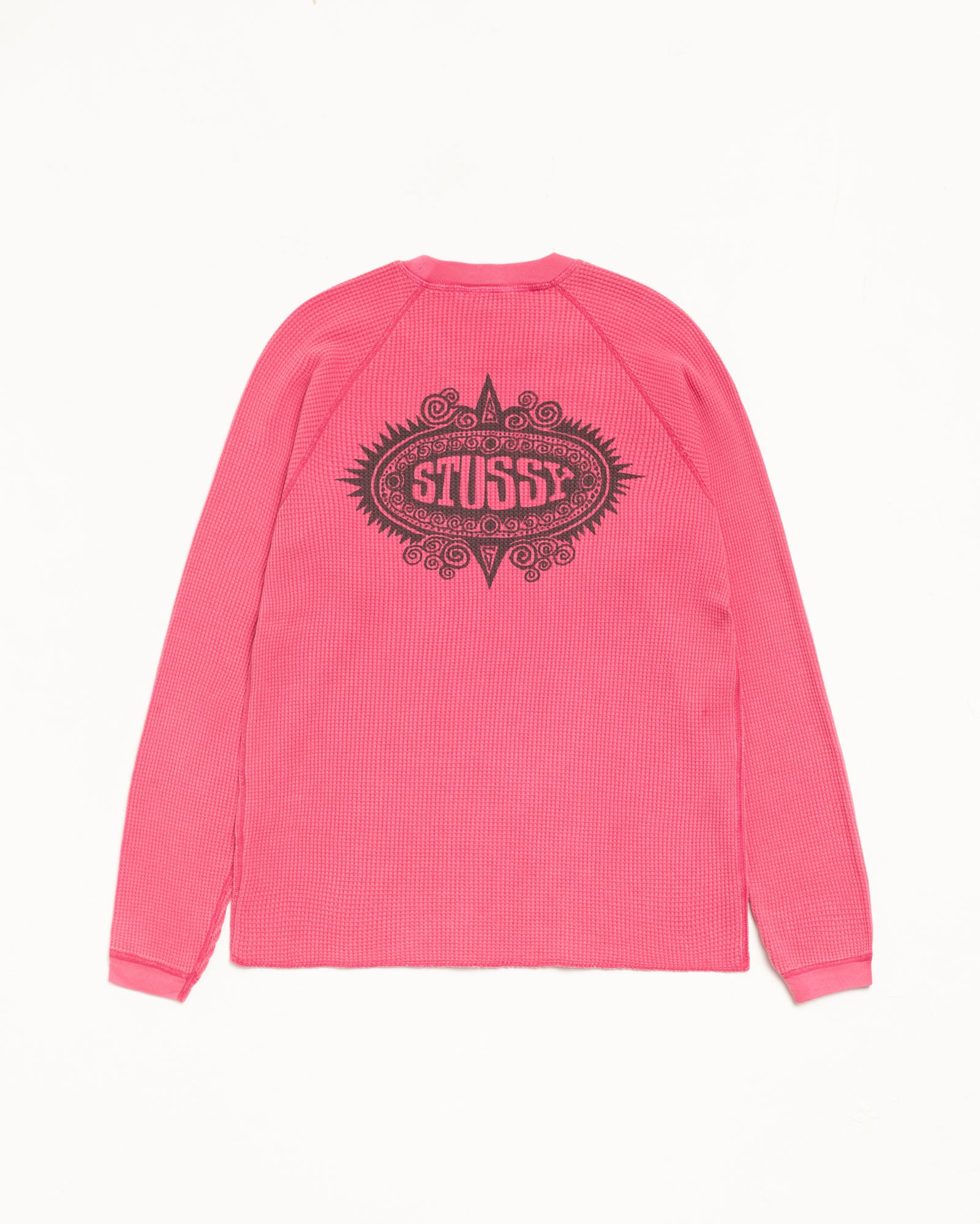 Mantra Raglan Thermal – Pink | Tops & Knits | Stüssy Canada