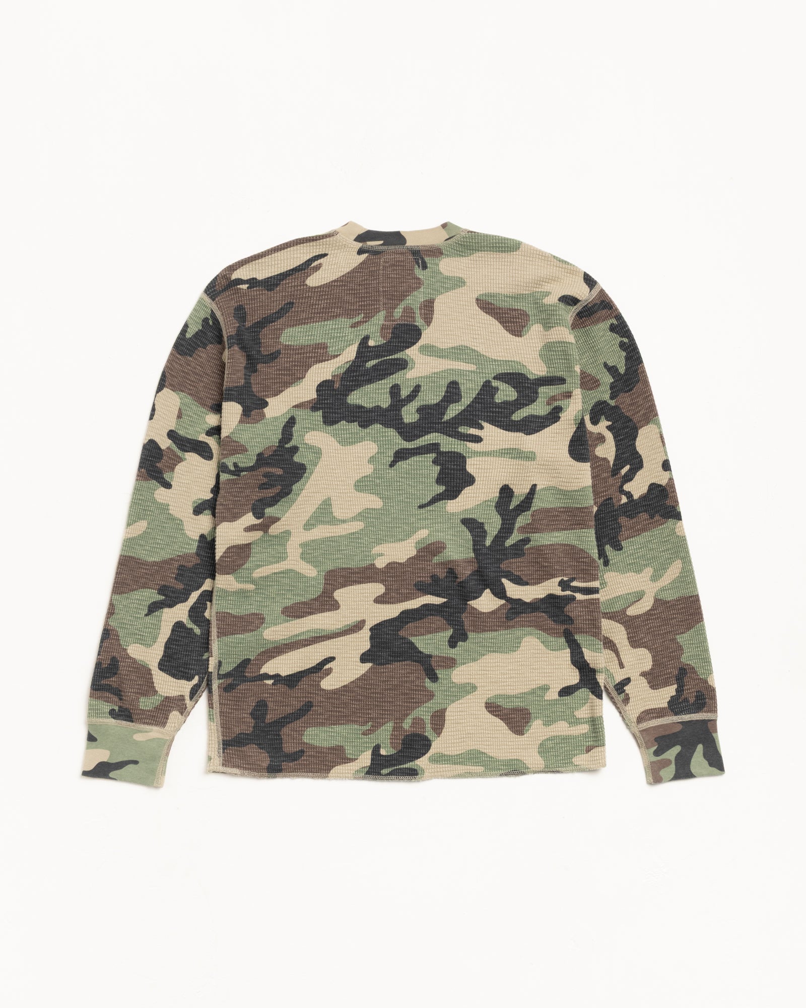 Pigment Dyed LS Thermal - Camo | Tops & Knits | Stüssy Canada