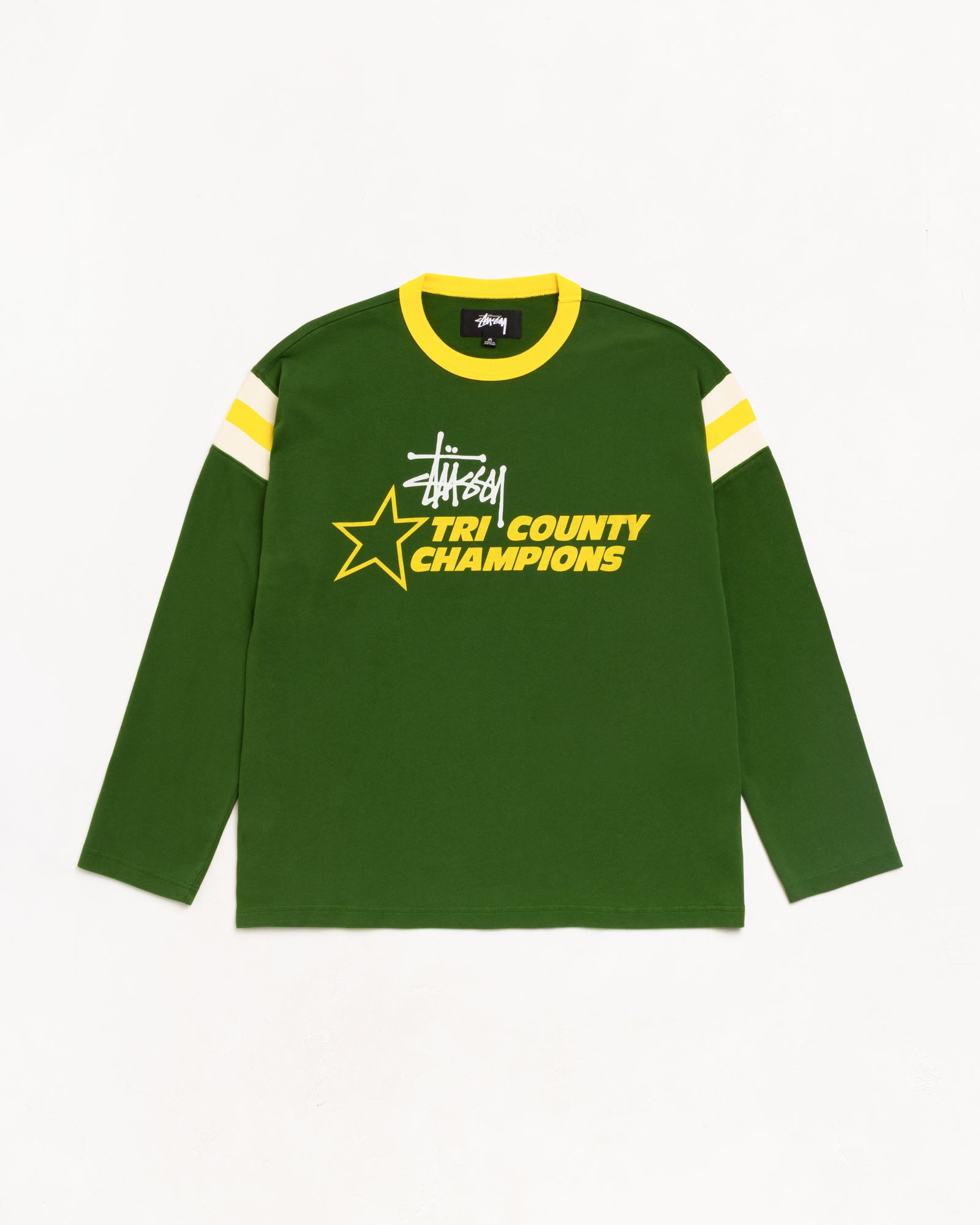 LS Ringer Tee - Green | Tops & Shirts | Stüssy Canada