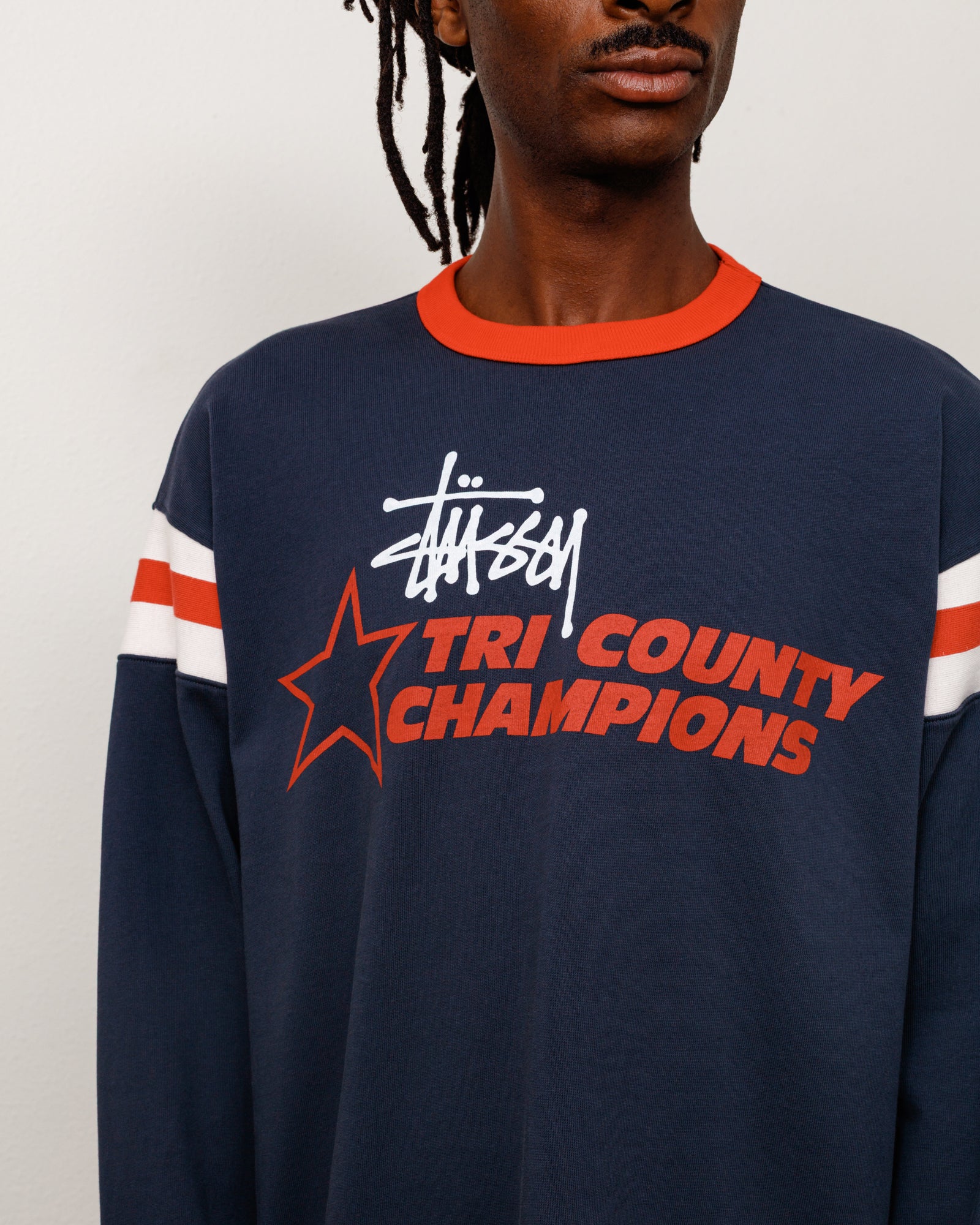 LS Ringer Tee - Ink | Tops & Shirts | Stüssy Canada