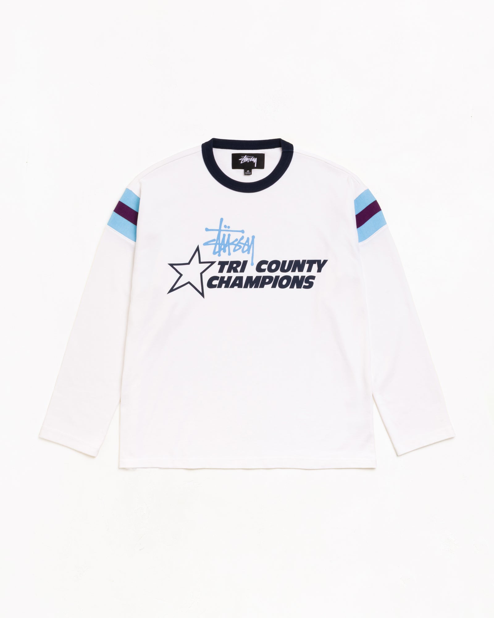 LS Ringer Tee - White | Tops & Shirts | Stüssy Canada
