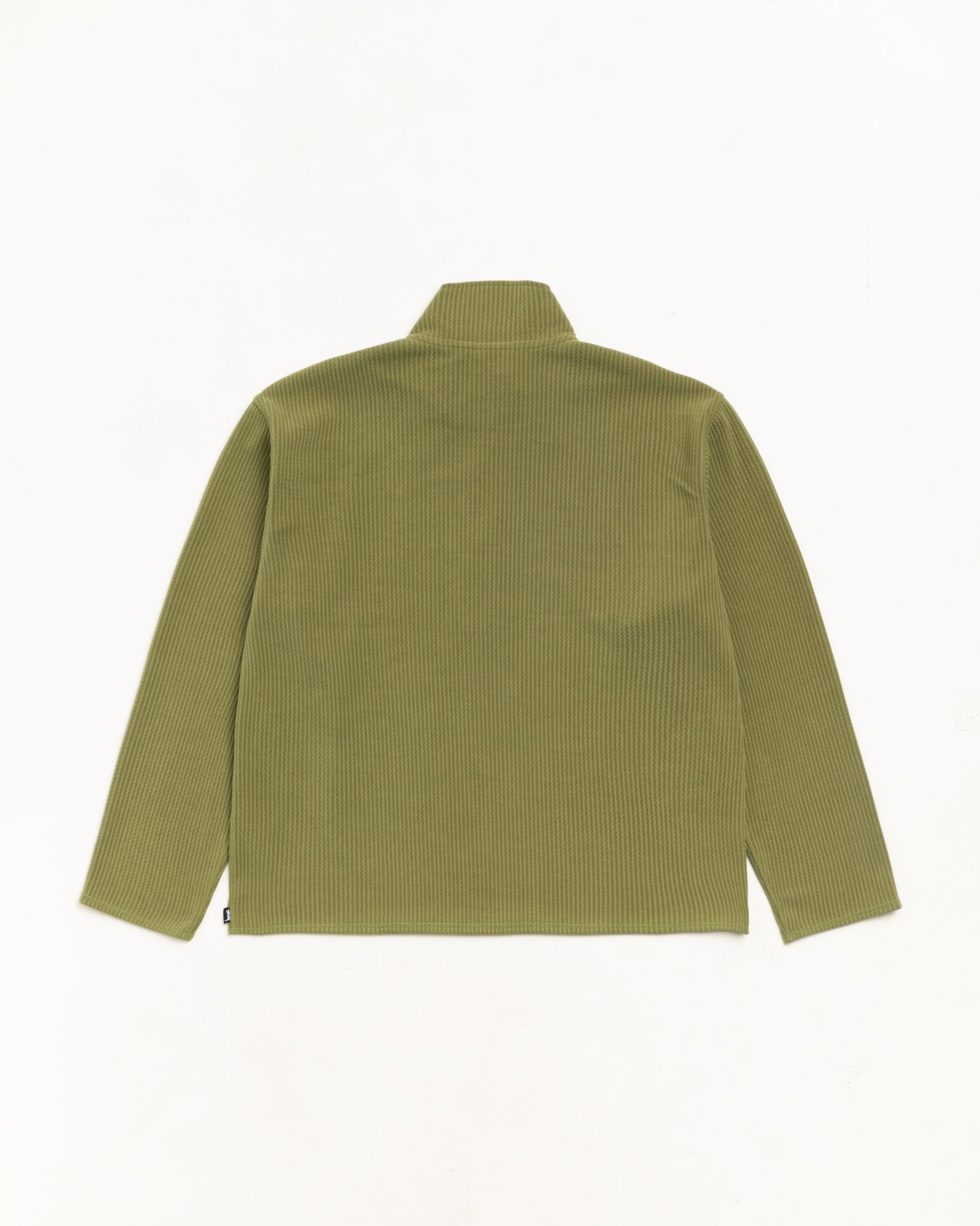 Half Zip Thermal Mock Neck - Olive | Tops & Knits | Stüssy Canada