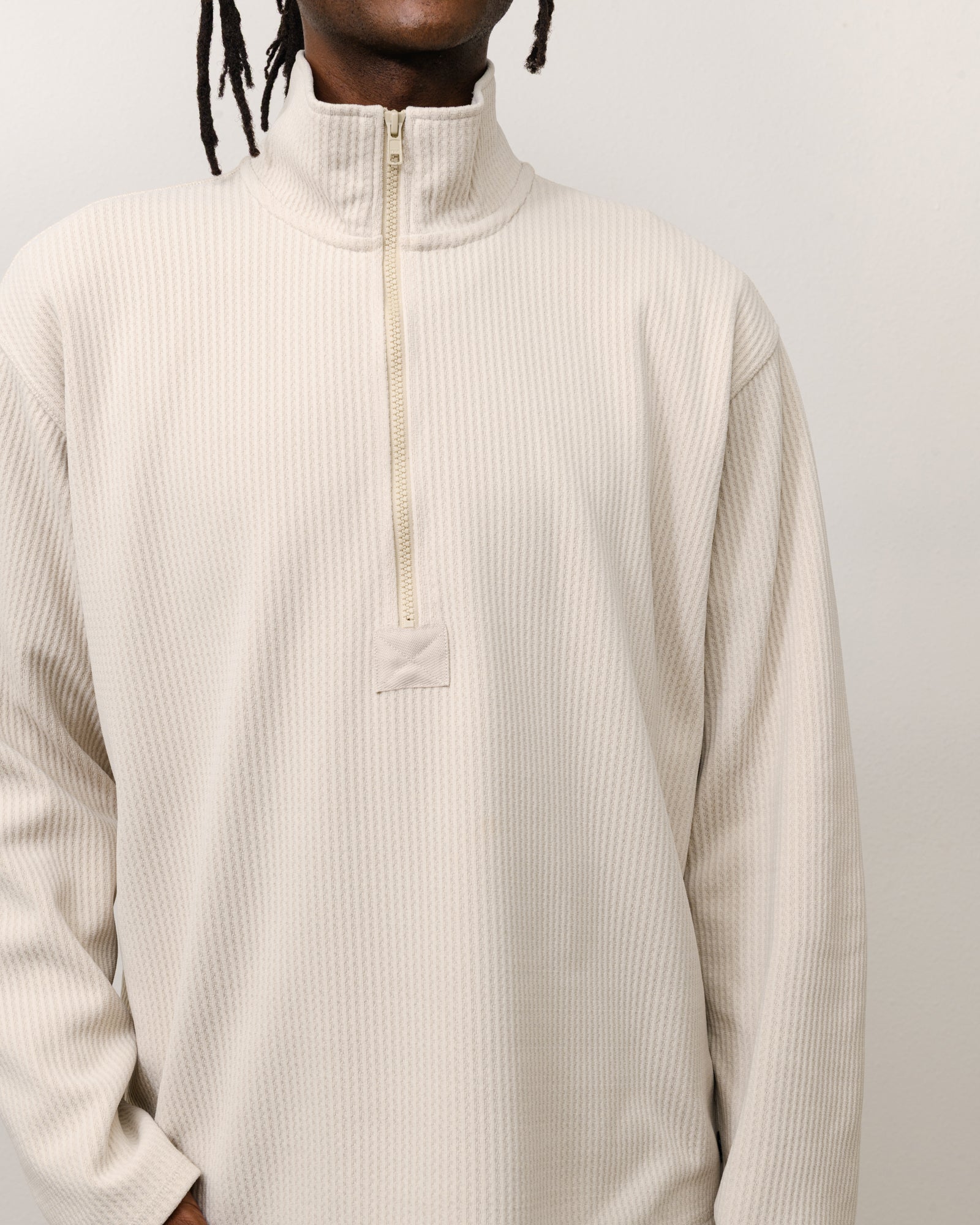 Half Zip Thermal Mock Neck - Sand | Tops & Knits | Stüssy Canada