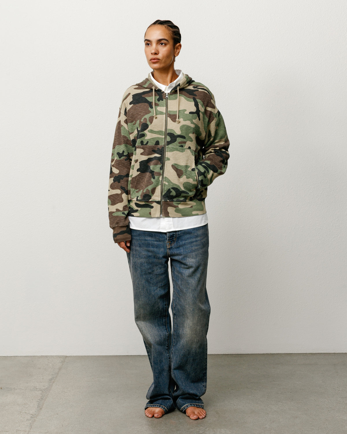 Lightweight Thermal Hoodie – Camo | Tops & Knits | Stüssy Canada