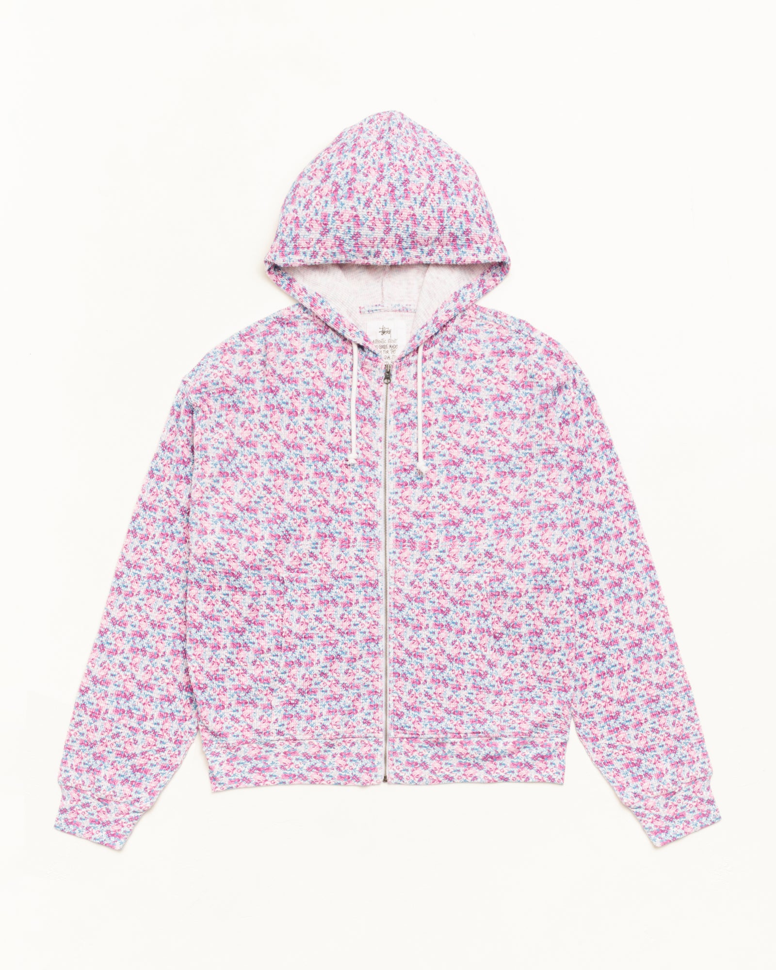 Light Weight Thermal Hood Unisex Long Sleeve In Floral