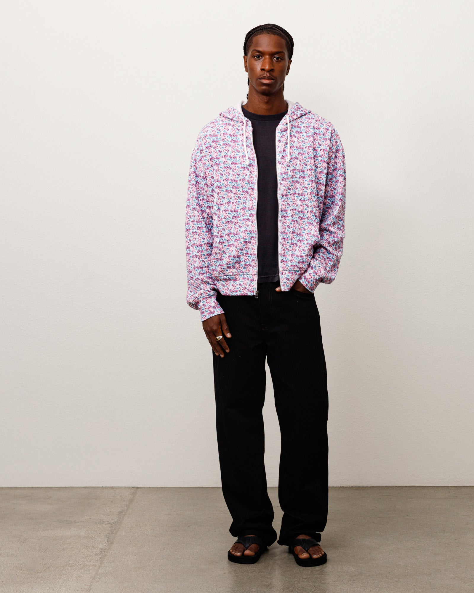 Lightweight Thermal Hoodie - Floral | Tops & Knits | Stüssy Canada