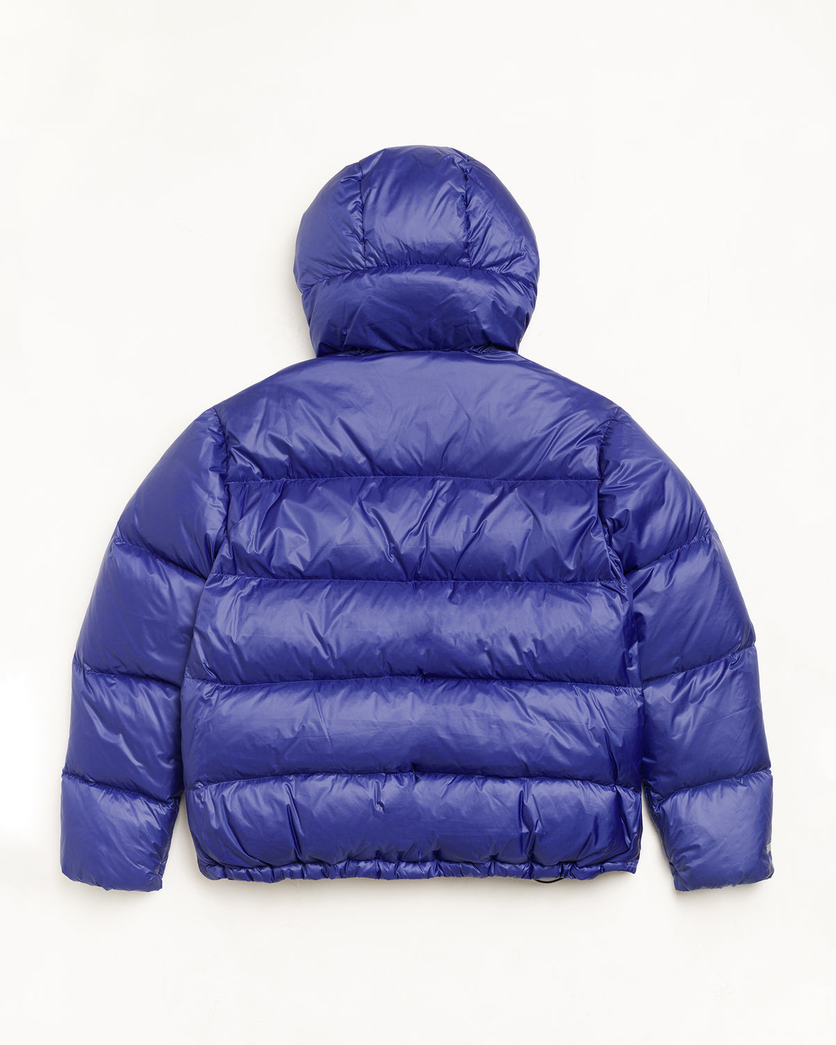 Micro Ripstop Down Parka Unisex Long Sleeve In Blue