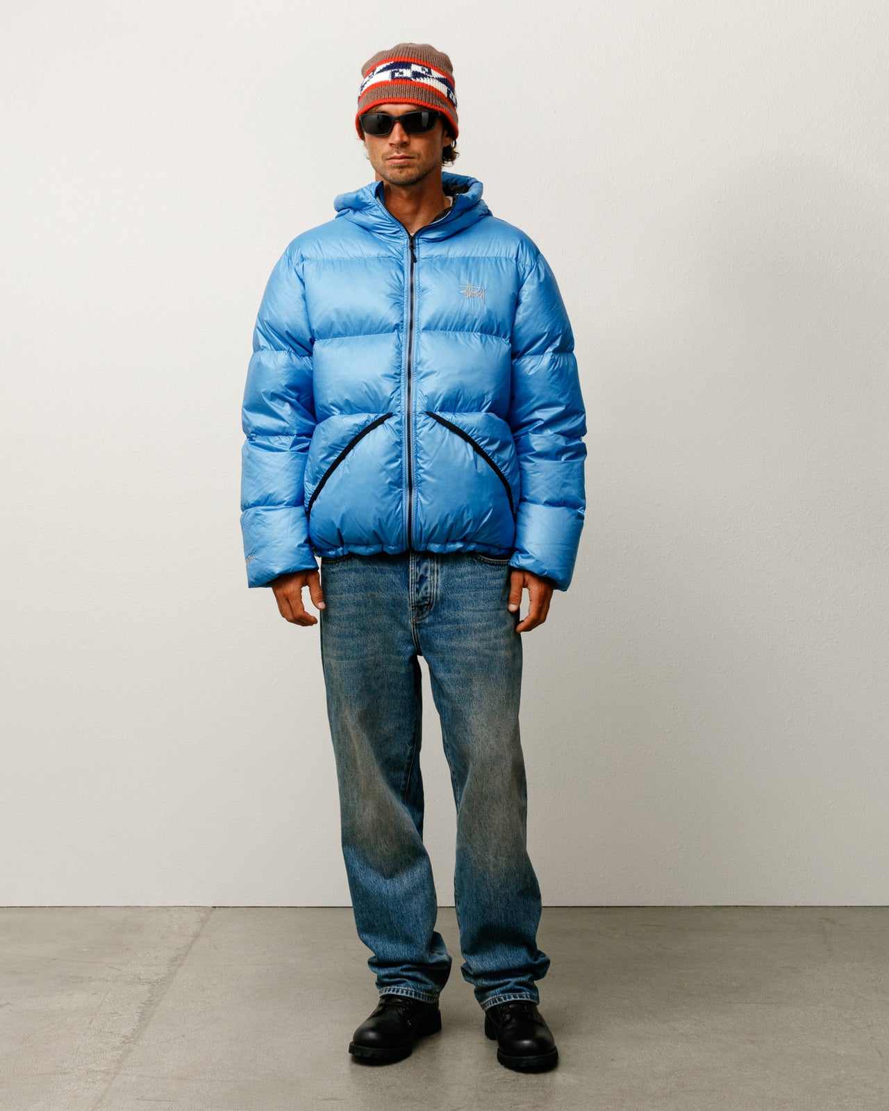 Micro Ripstop Down Parka – Sky Blue | Outerwear | Stüssy Canada