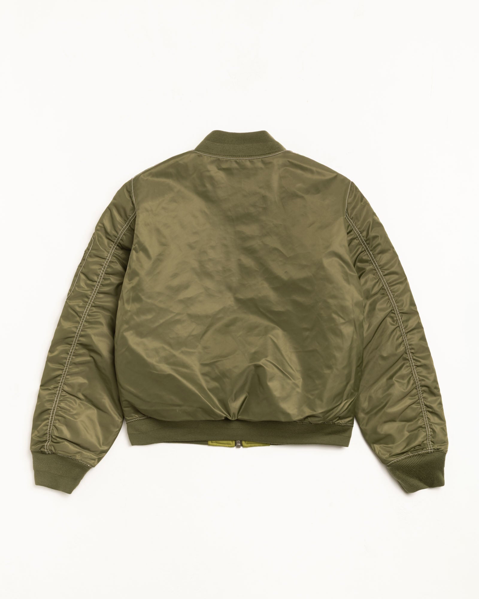 Built Reversible Bomber Jacket – Olive | Outerwear | Stüssy Canada