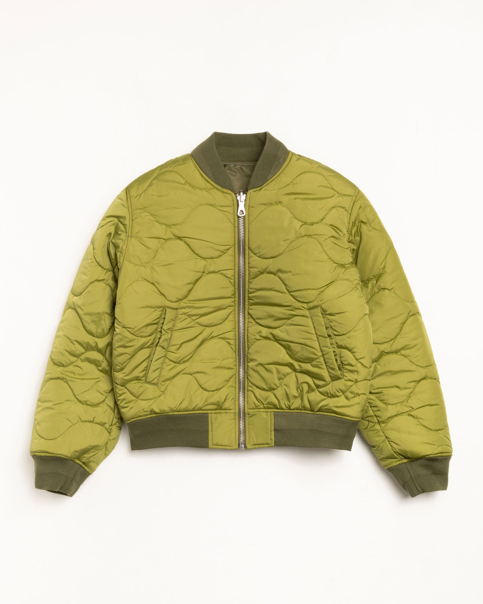 Built Reversible Bomber Jacket – Olive | Outerwear | Stüssy Canada