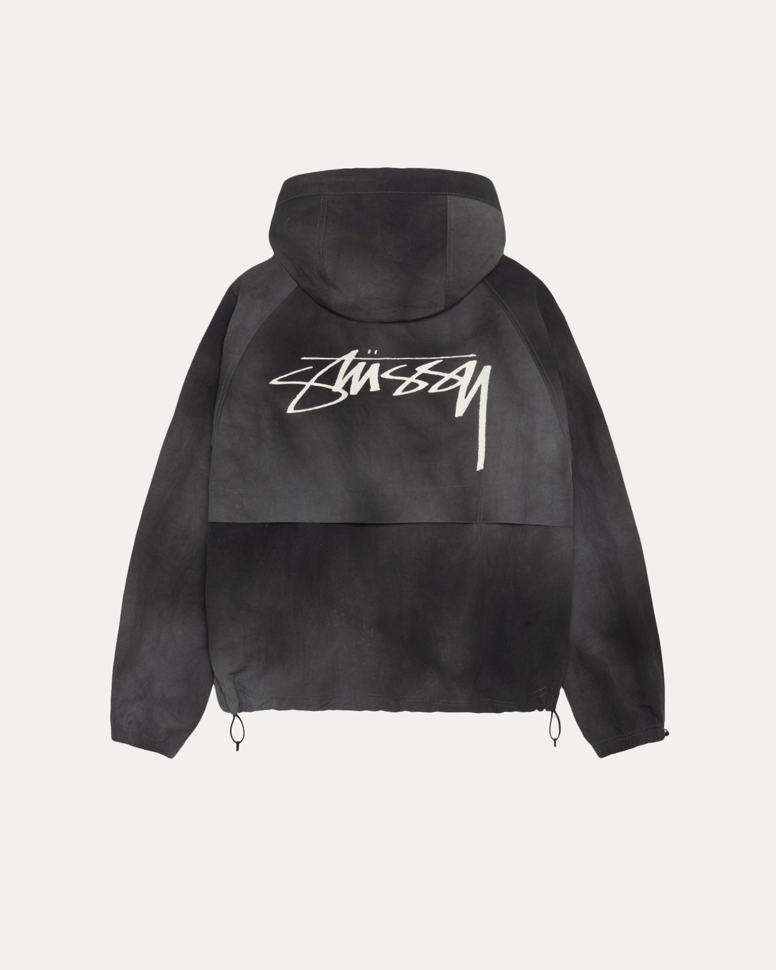 Beach Shell Wave Dye Mens Long Sleeve In Black