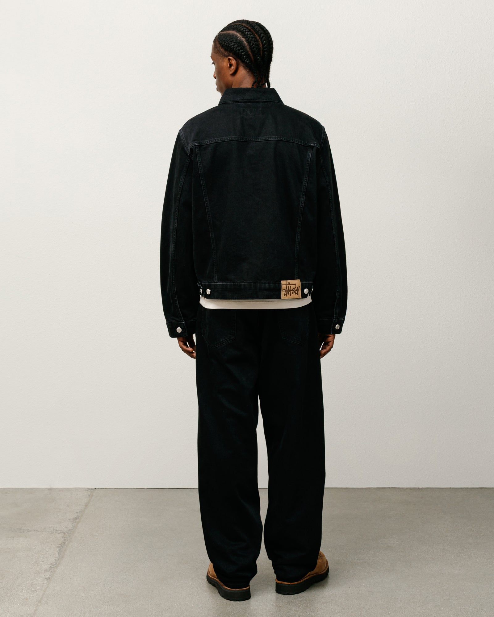 Trucker Jacket Denim – Black | Outerwear | Stüssy Canada