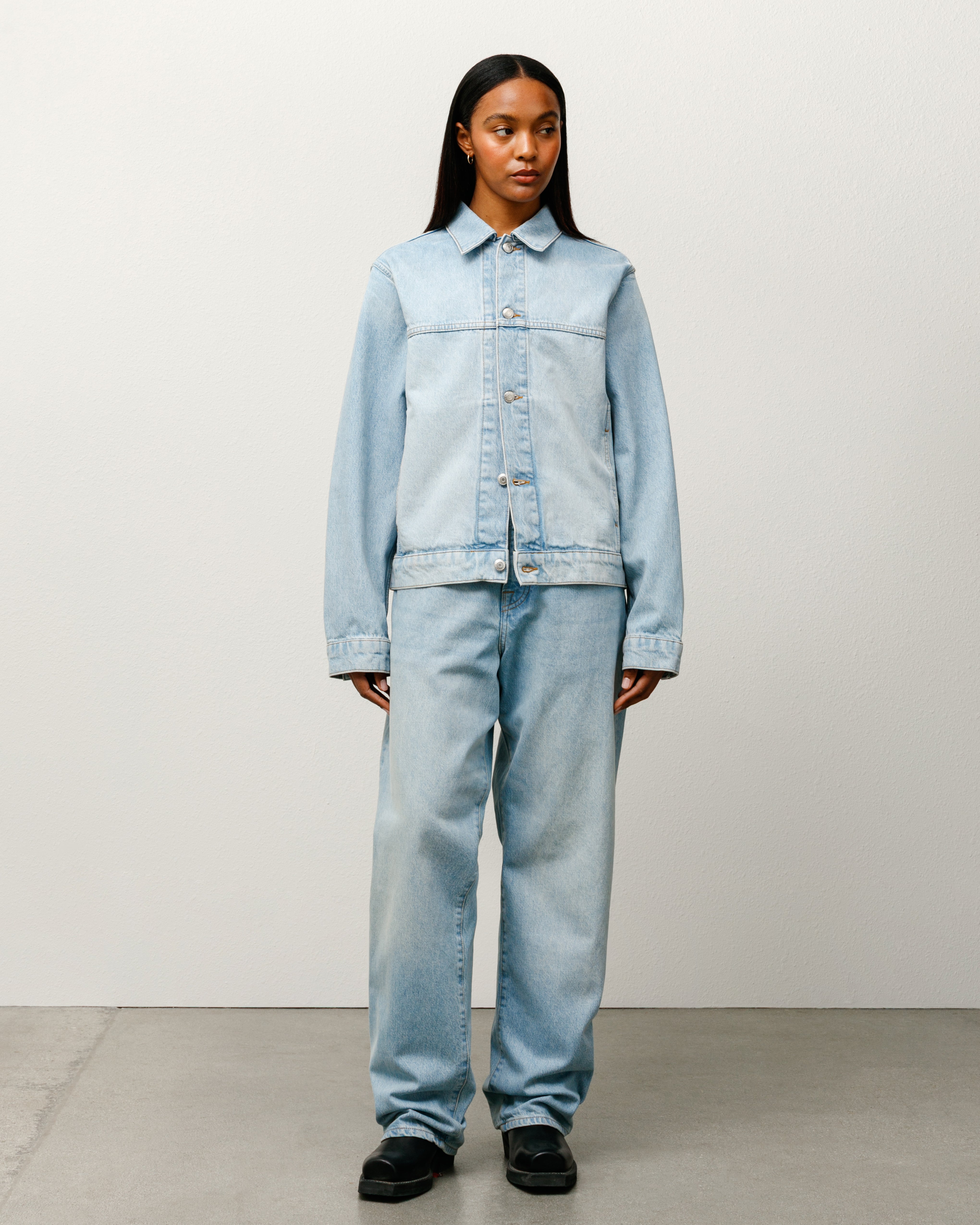 Trucker Jacket Denim – Light Wash | Outerwear | Stüssy Canada